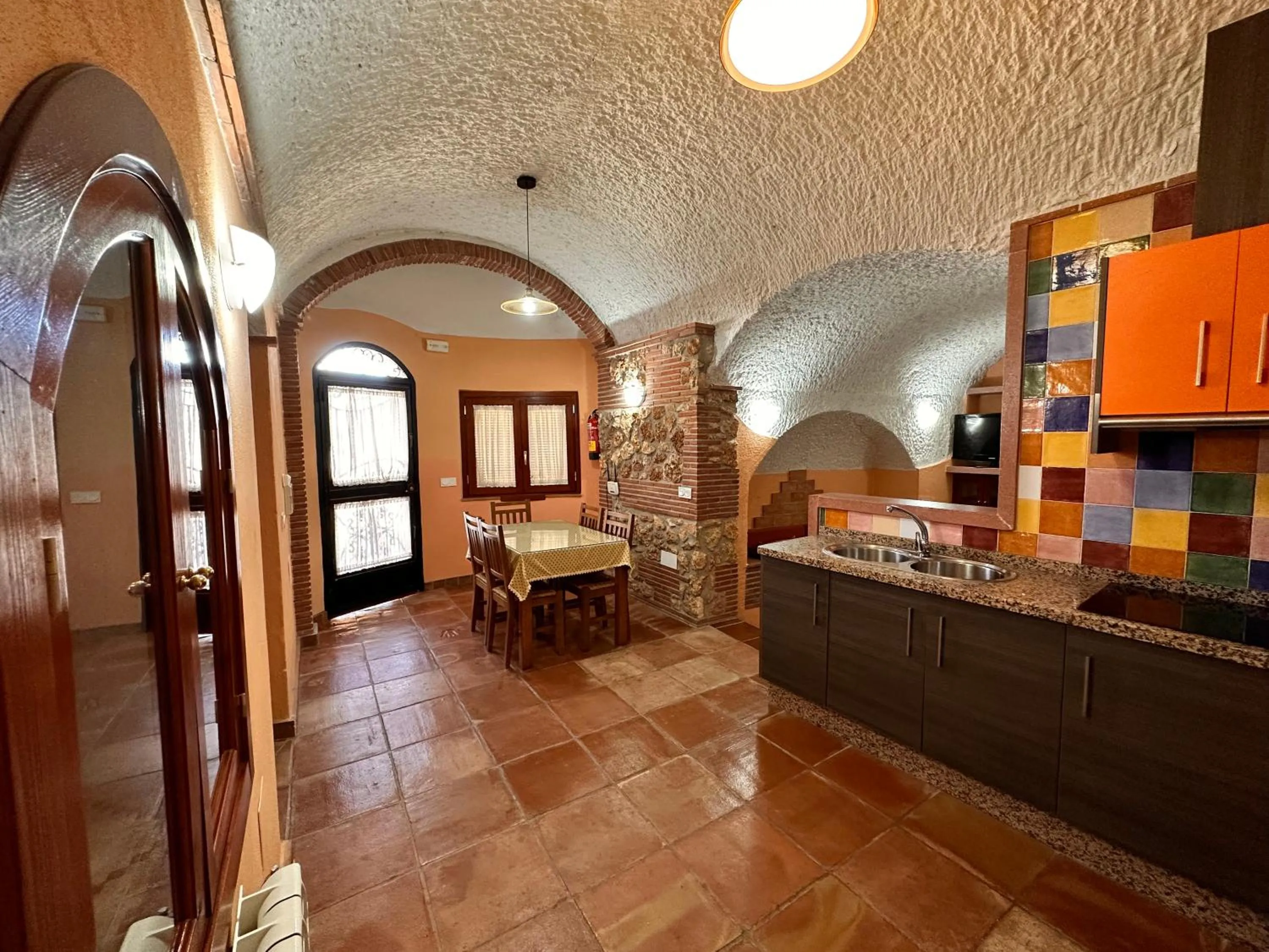 Living room in Cuevas La Granja