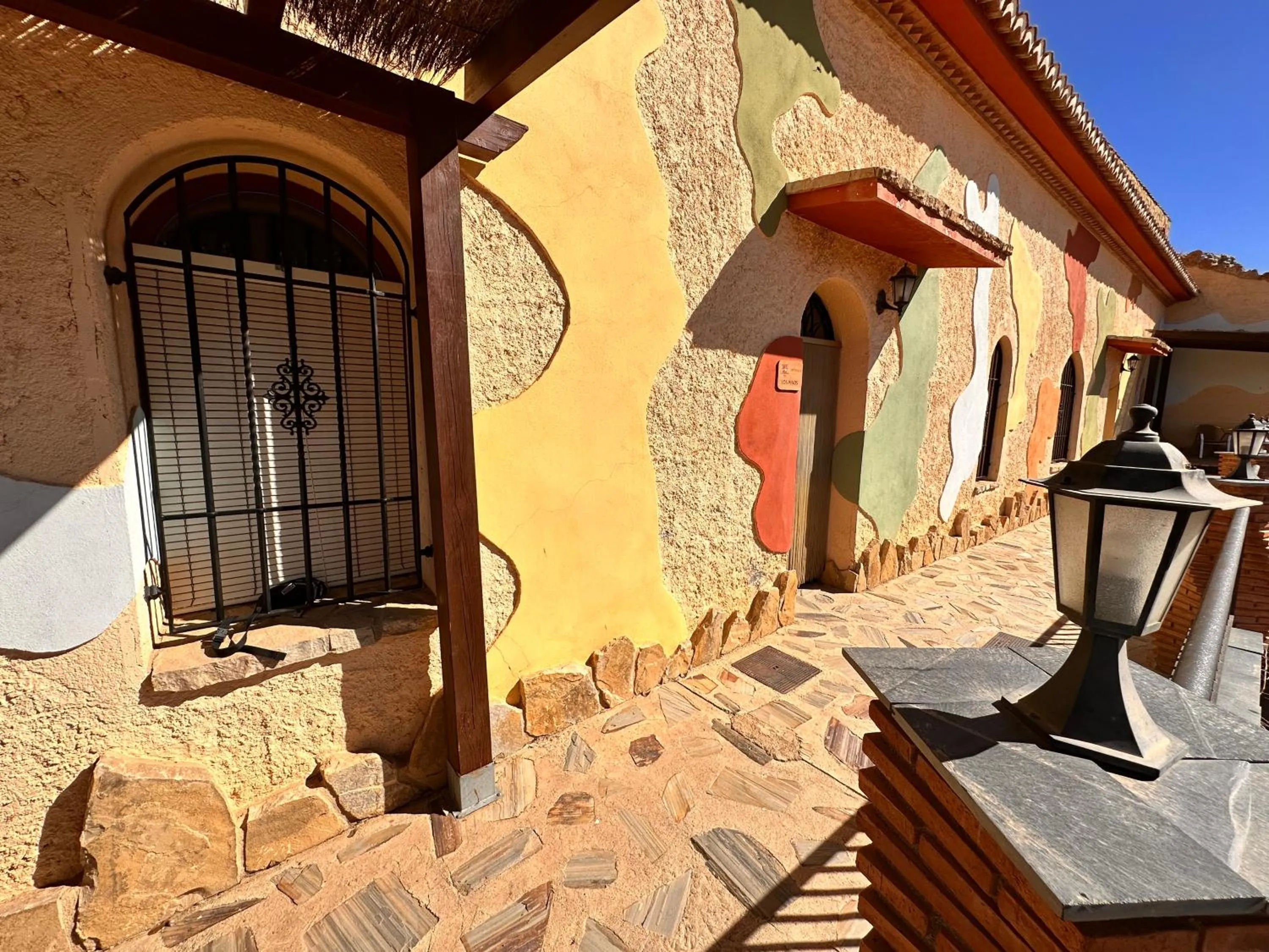 Facade/entrance in Cuevas La Granja