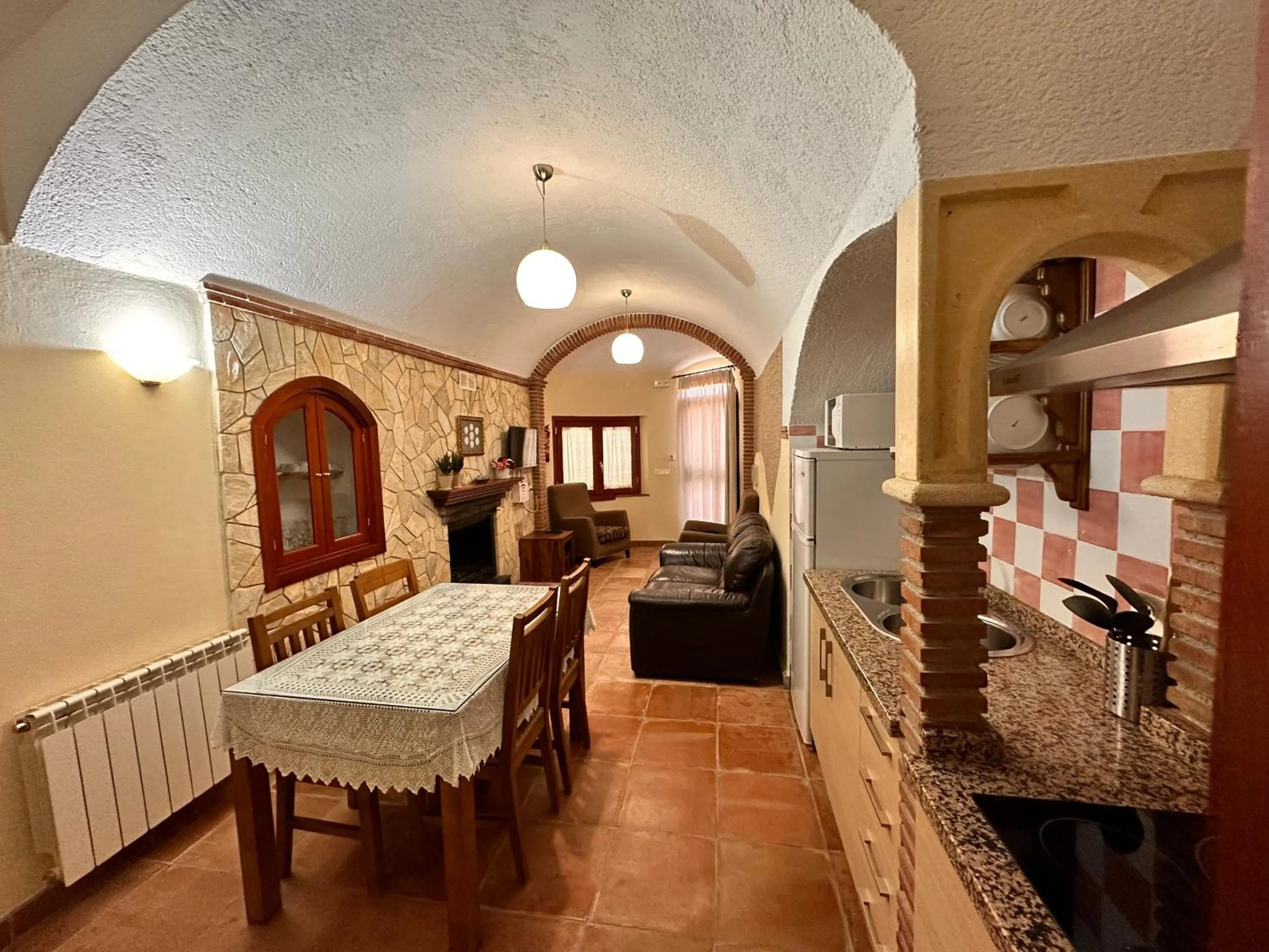 Kitchen or kitchenette in Cuevas La Granja
