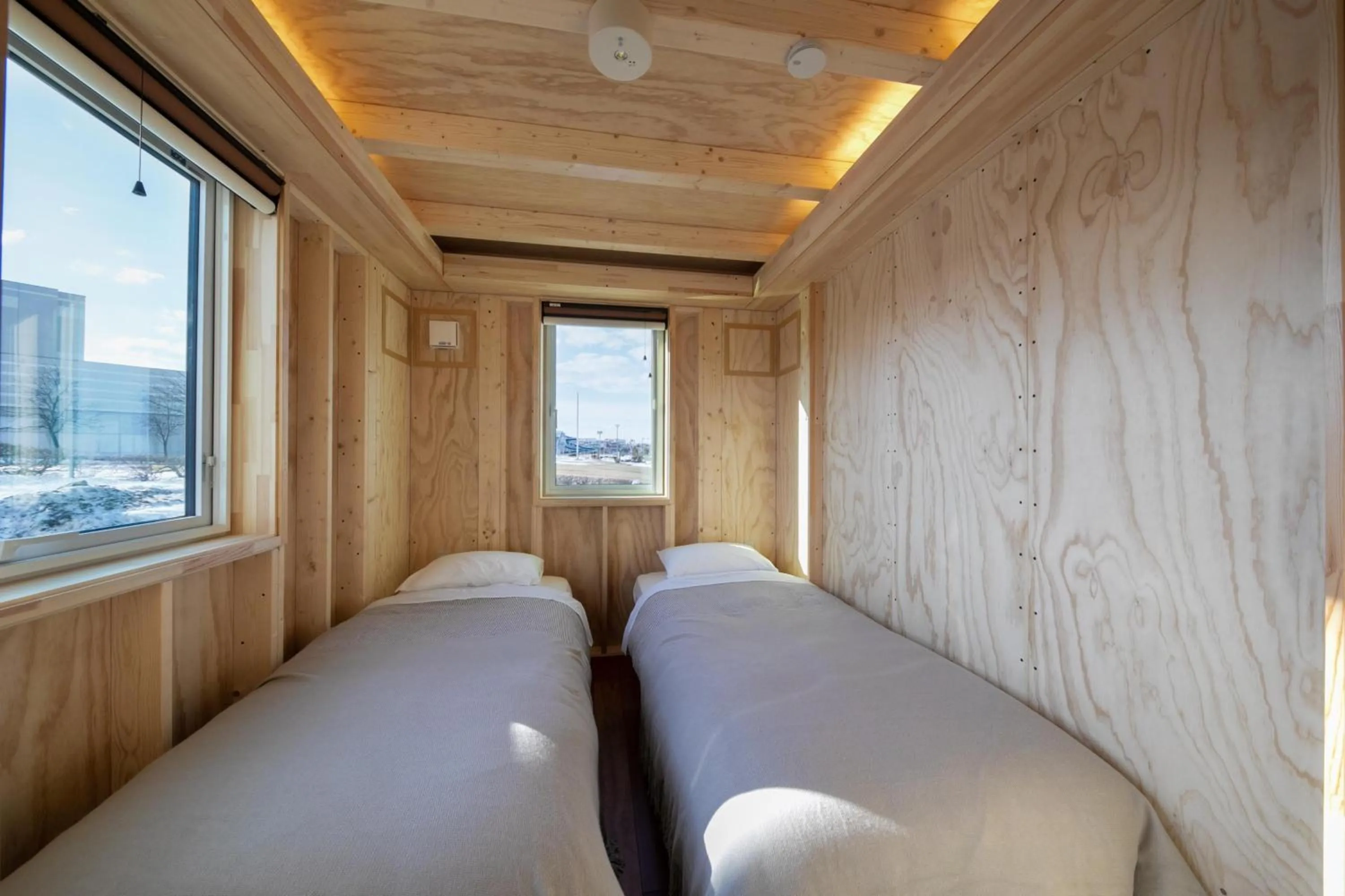 Bed in Okhotsk Ocean Villa AL MARE mombetsu