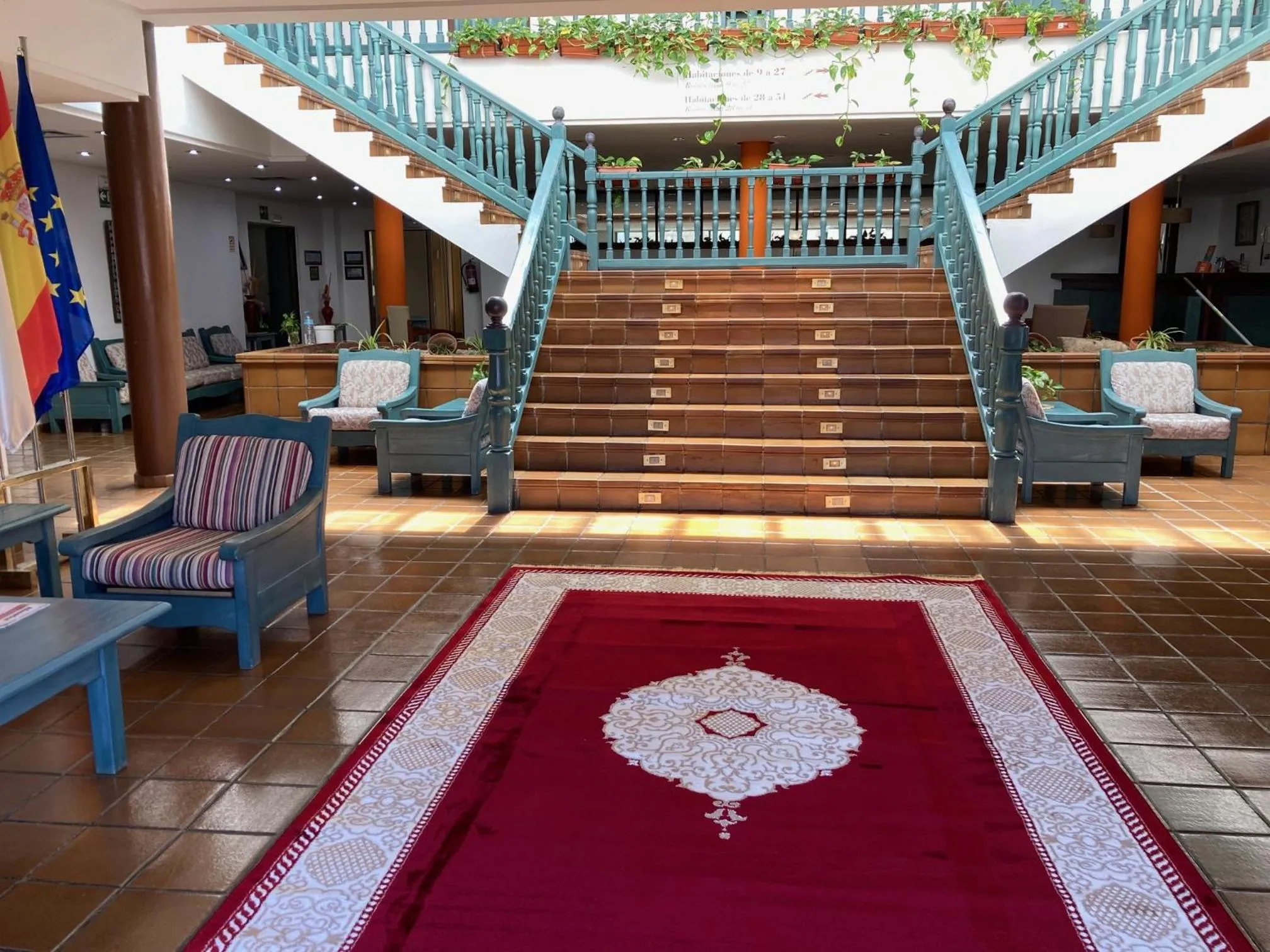 Lobby or reception in Hotel Almagro
