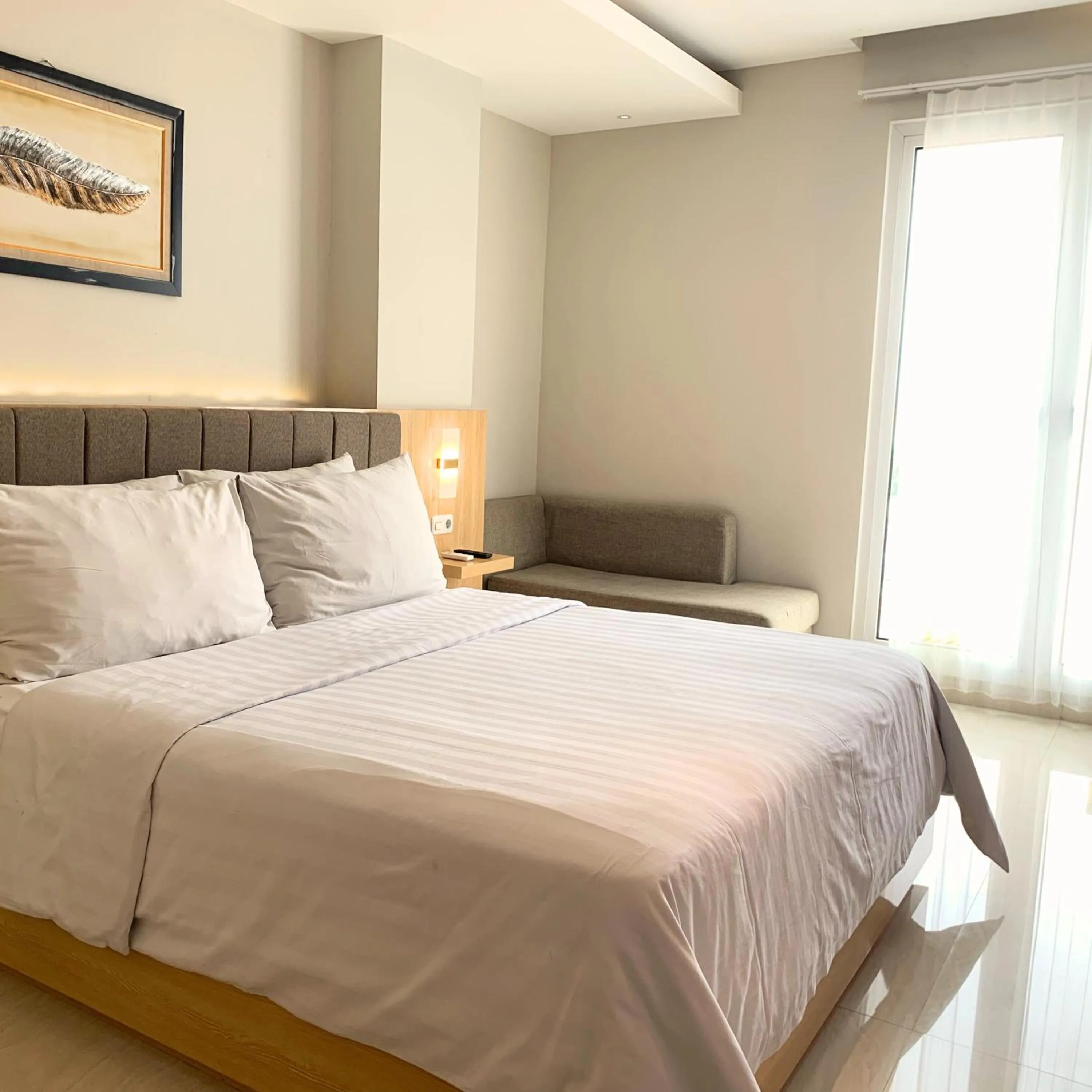 Bed in Surabaya River View Hotel