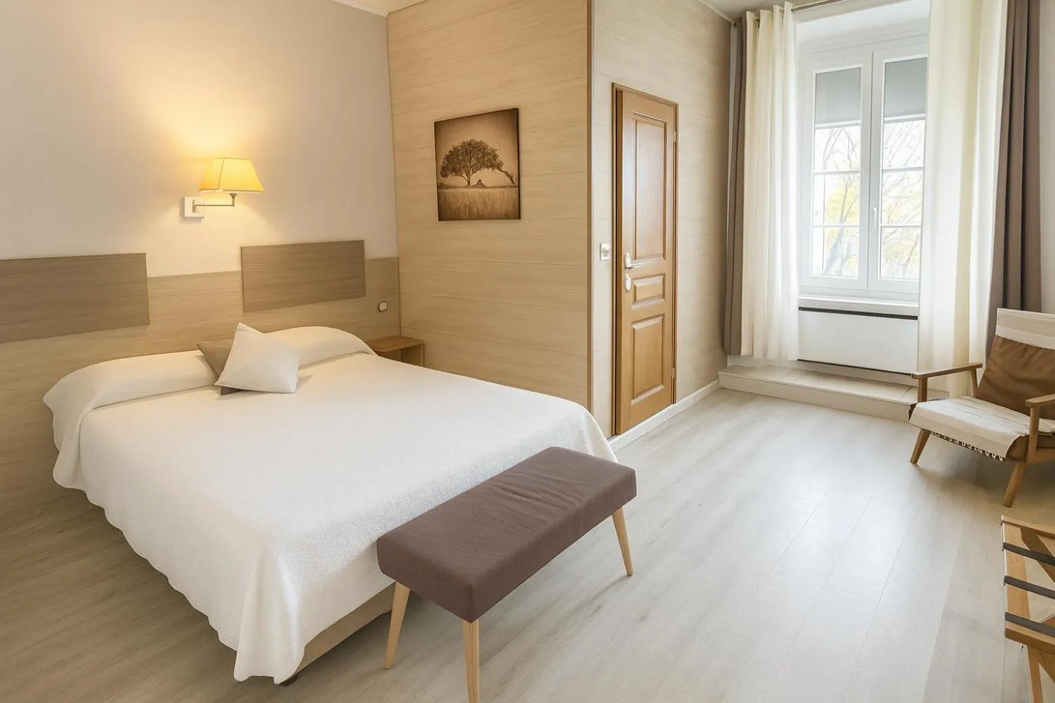 Bed in Hôtel du Nord