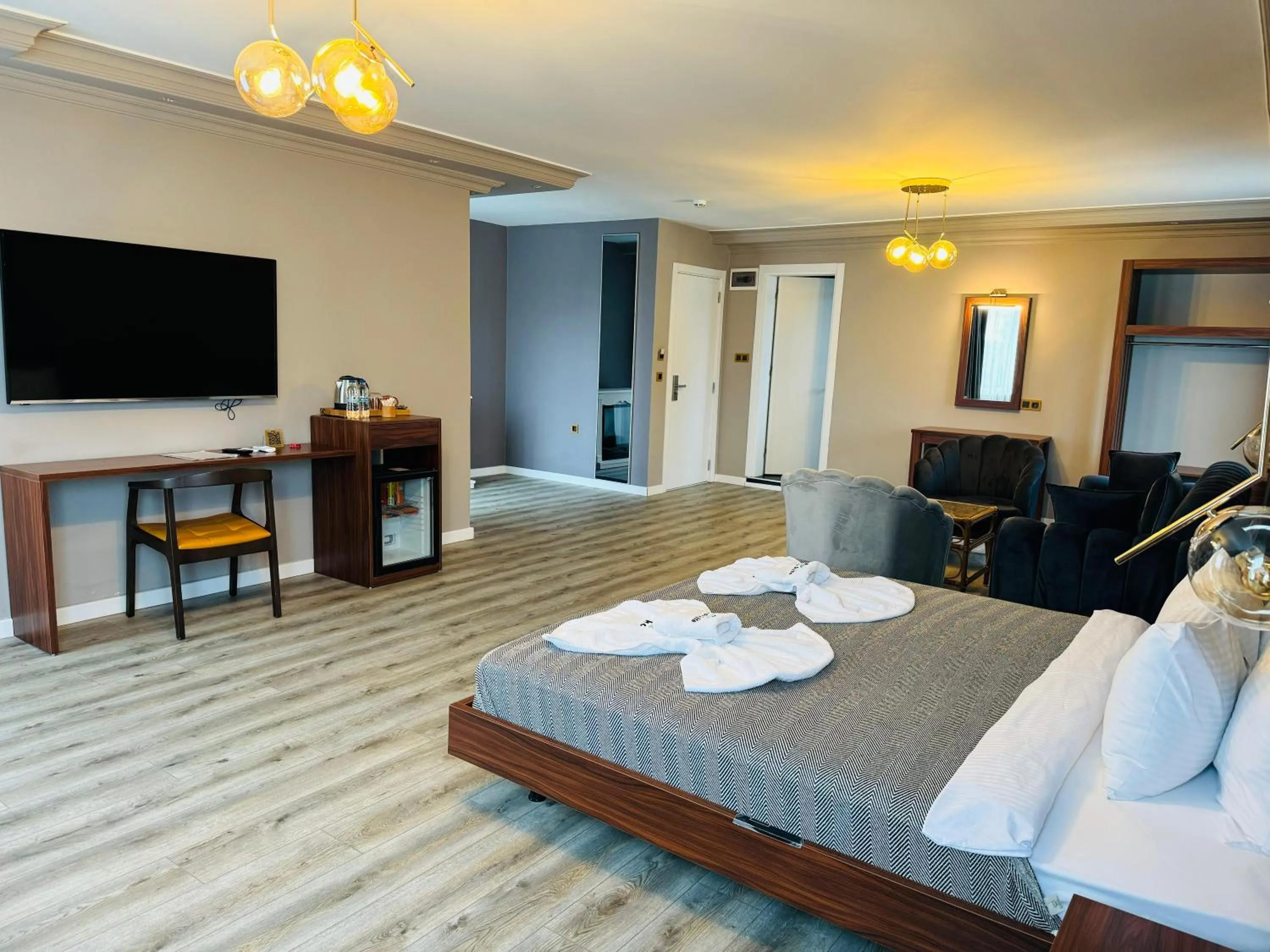 Bed in Istanbul Airport Treekos Suite Hotel