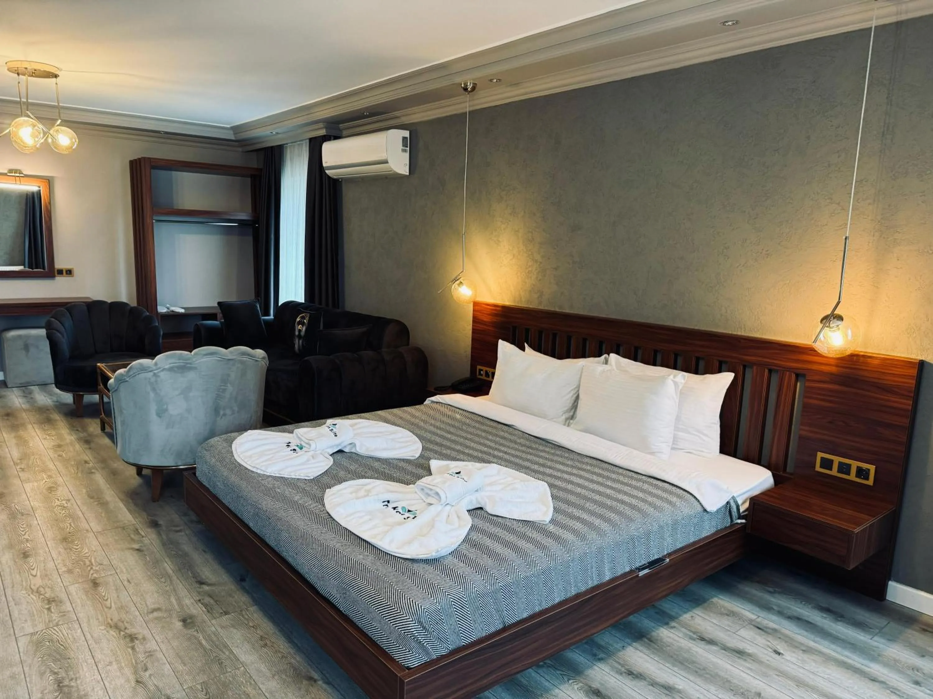 Bed in Istanbul Airport Treekos Suite Hotel