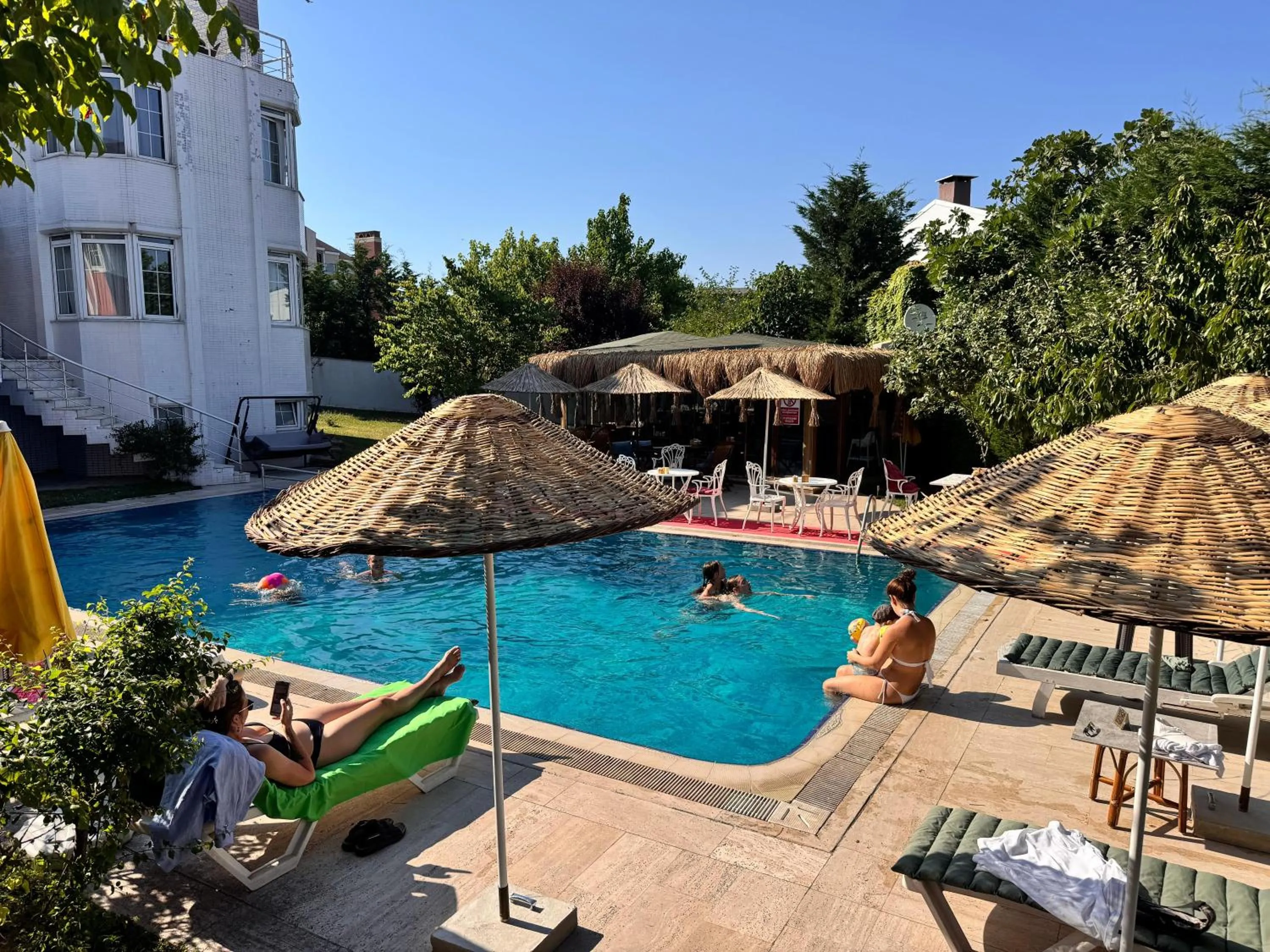 Swimming pool in Istanbul Airport Treekos Suite Hotel