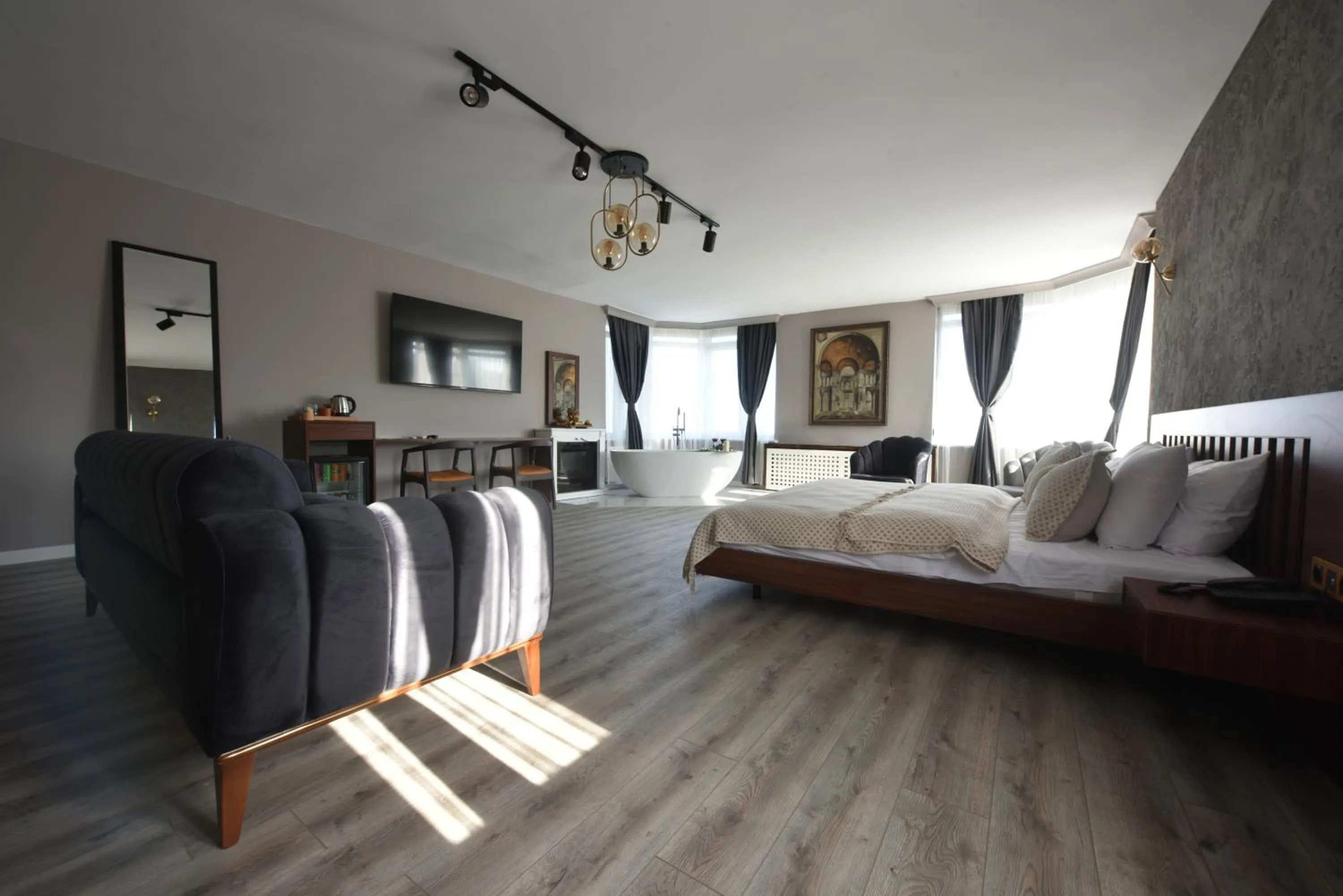 Bed in Istanbul Airport Treekos Suite Hotel