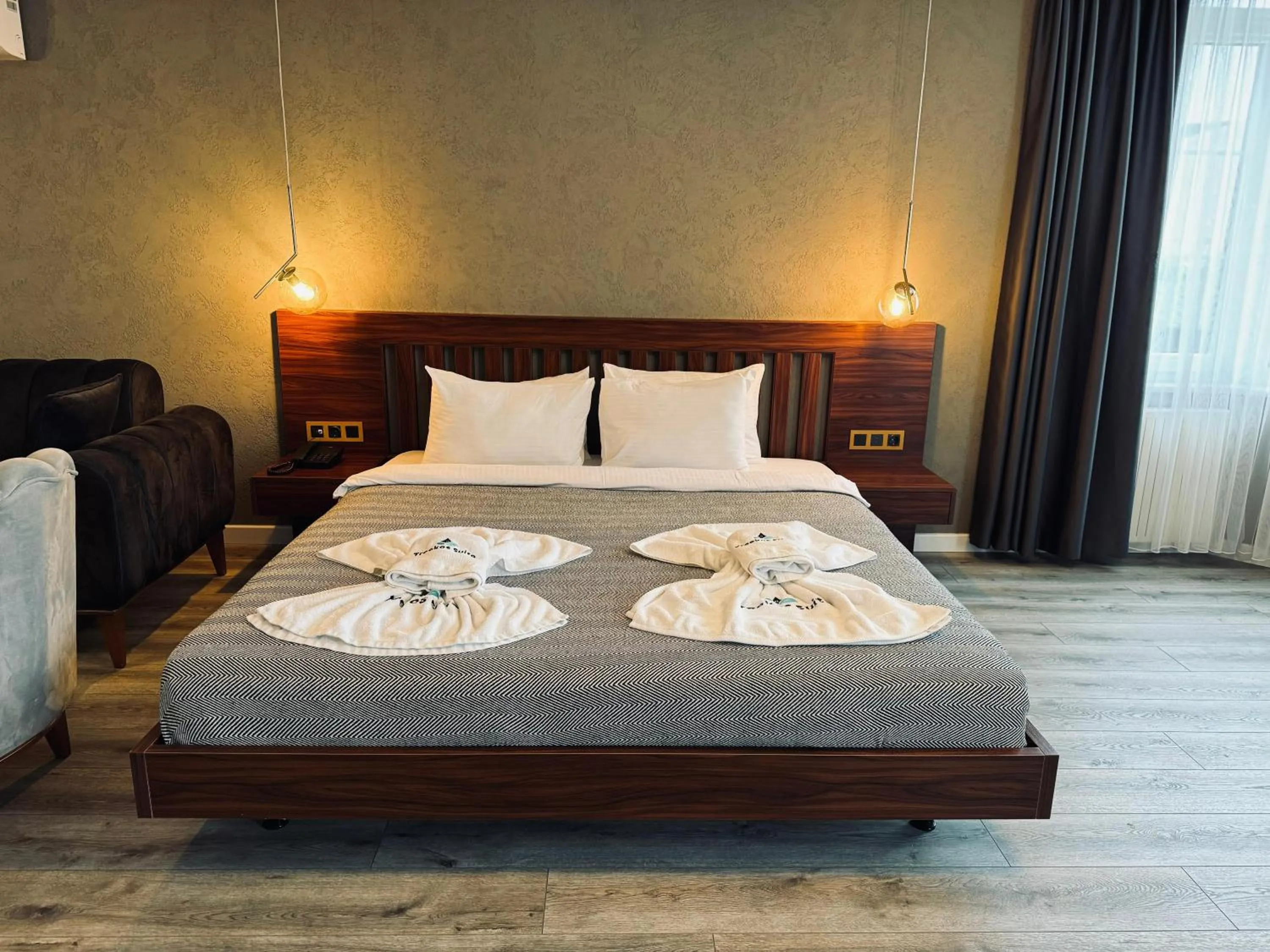 Bed in Istanbul Airport Treekos Suite Hotel