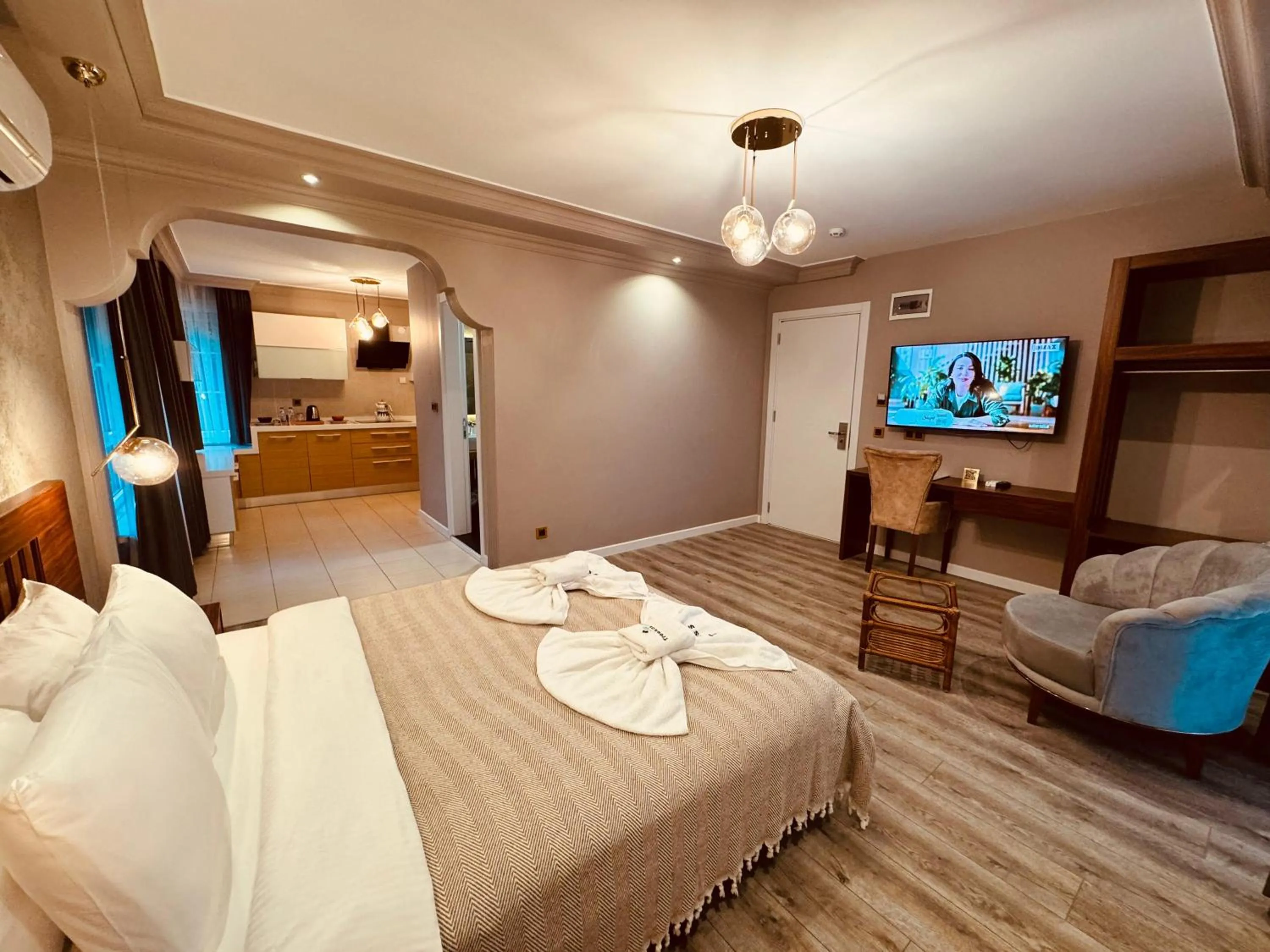 Bed in Istanbul Airport Treekos Suite Hotel