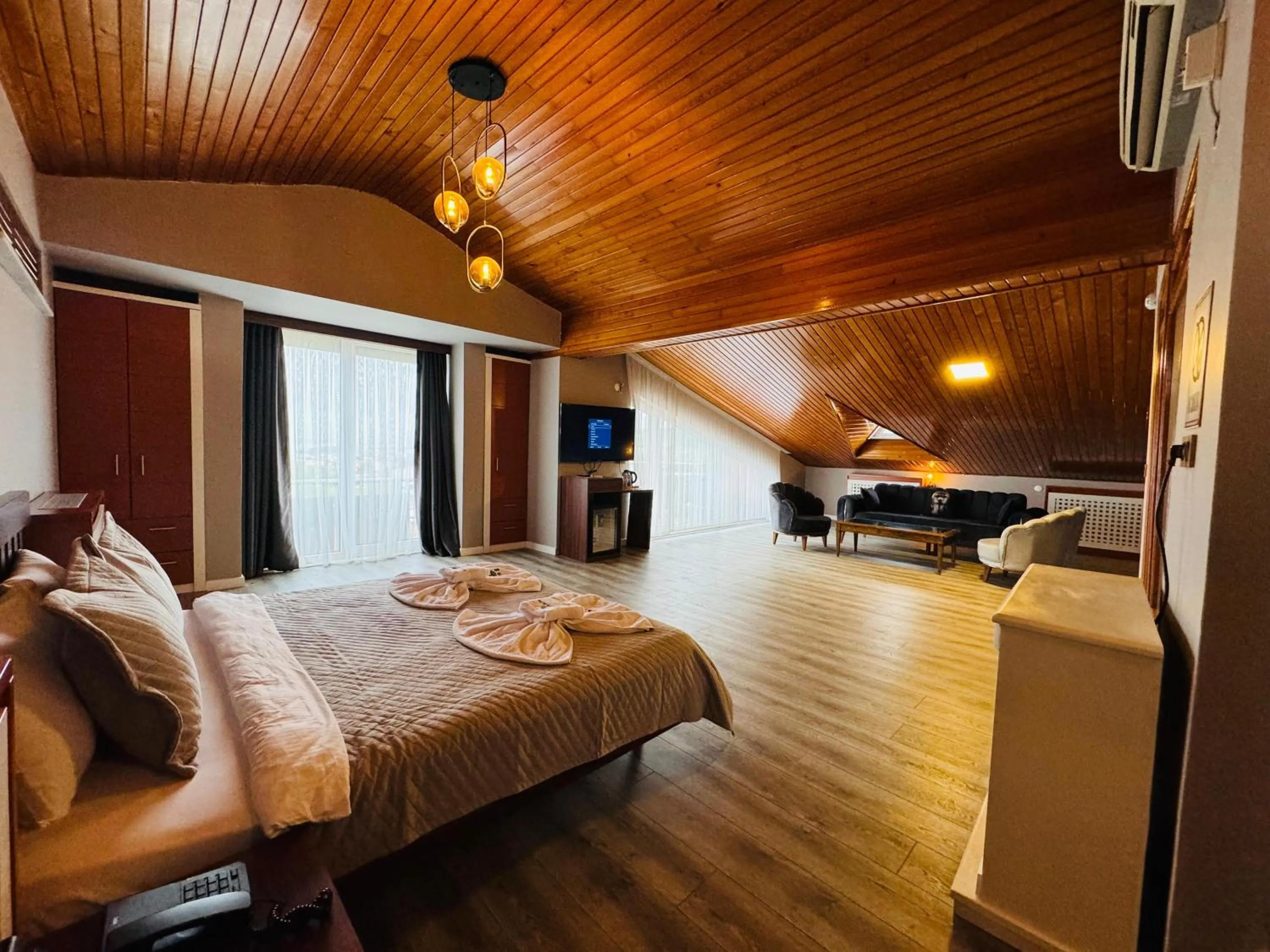 Bed in Istanbul Airport Treekos Suite Hotel