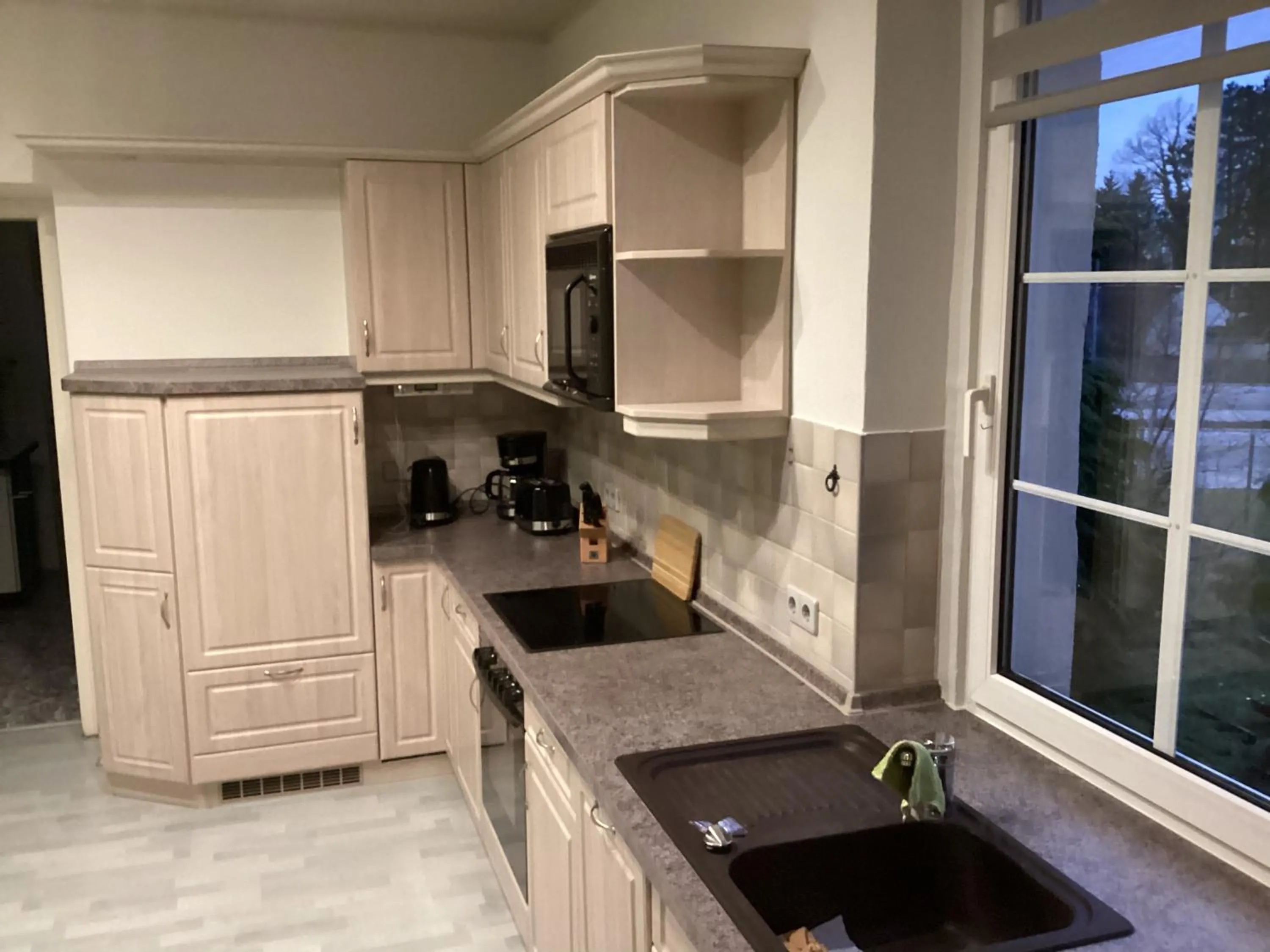 Kitchen or kitchenette in Hotel Eintracht