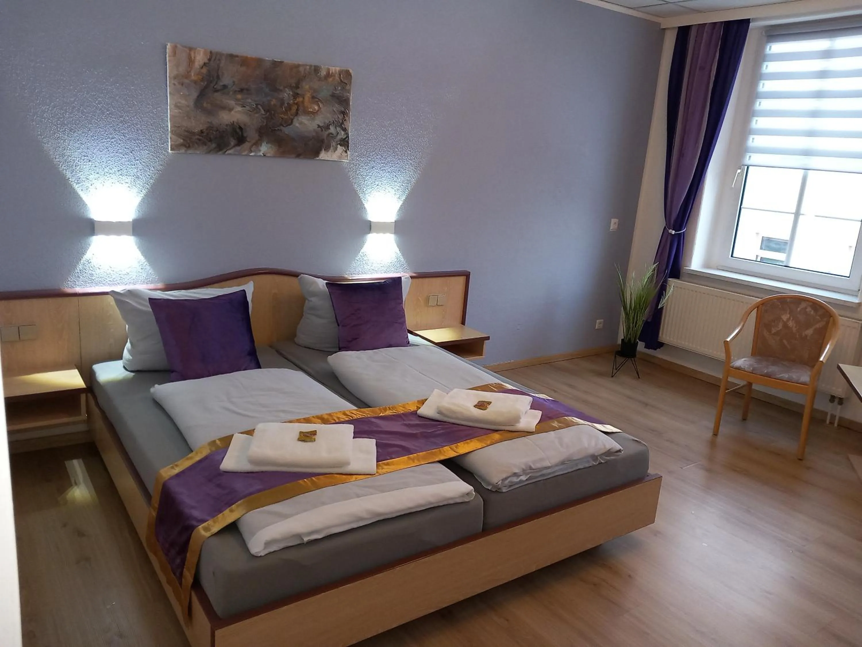 Photo of the whole room, Bed in Hotel Eintracht