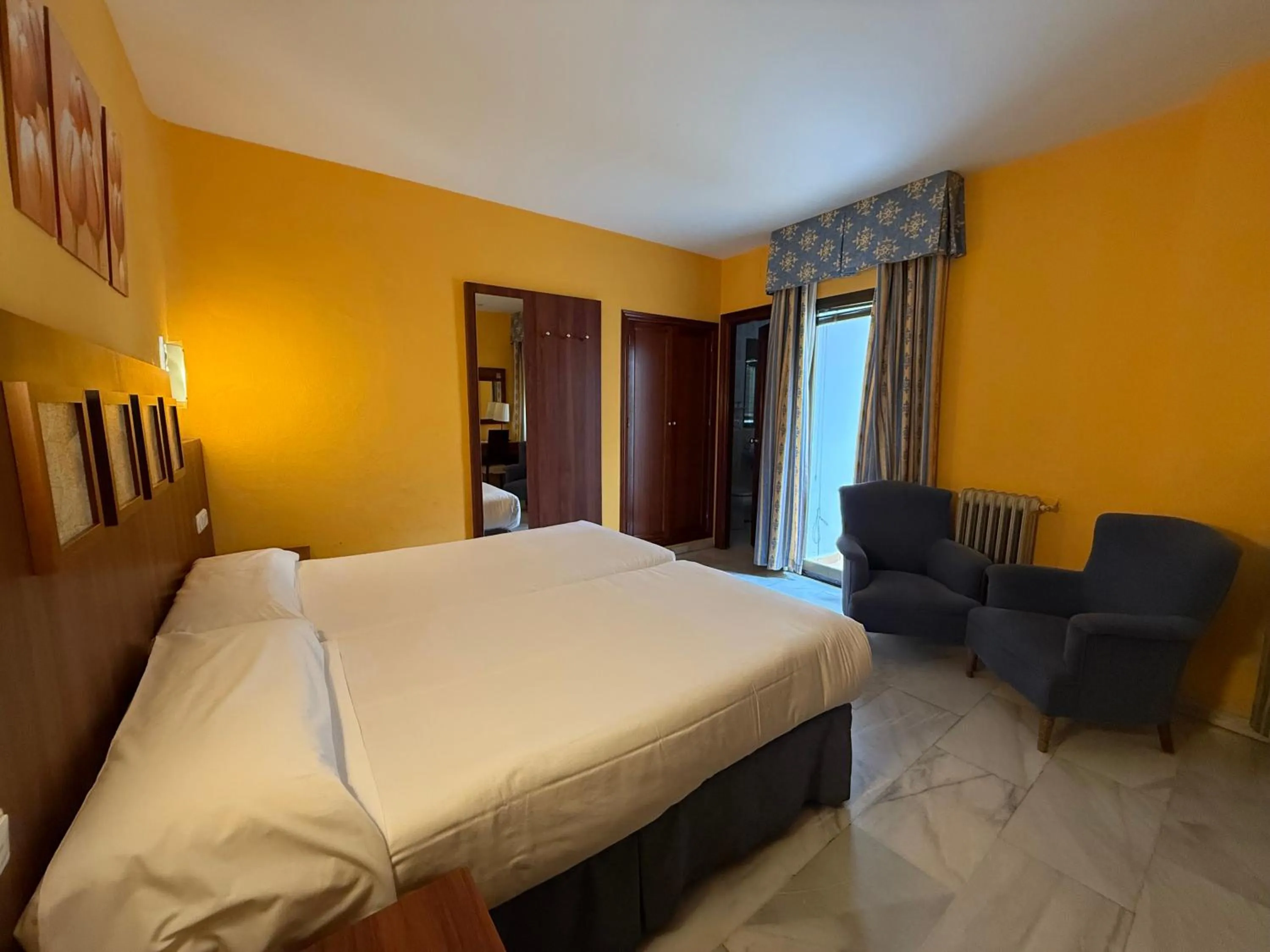 Bed in Hotel Nuevo Palas