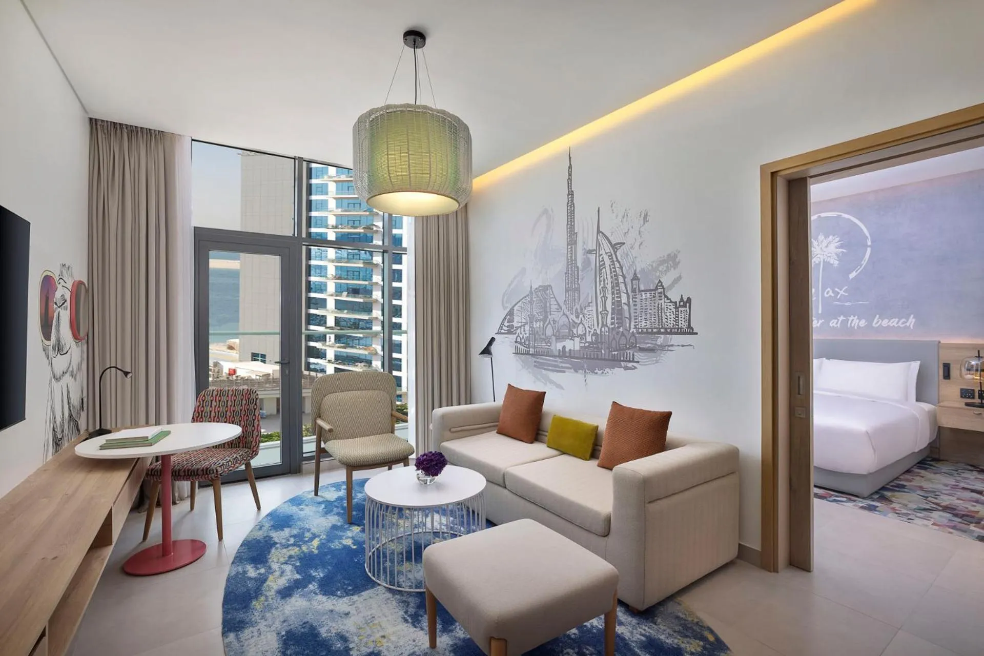 Living room in NH Collection Dubai The Palm