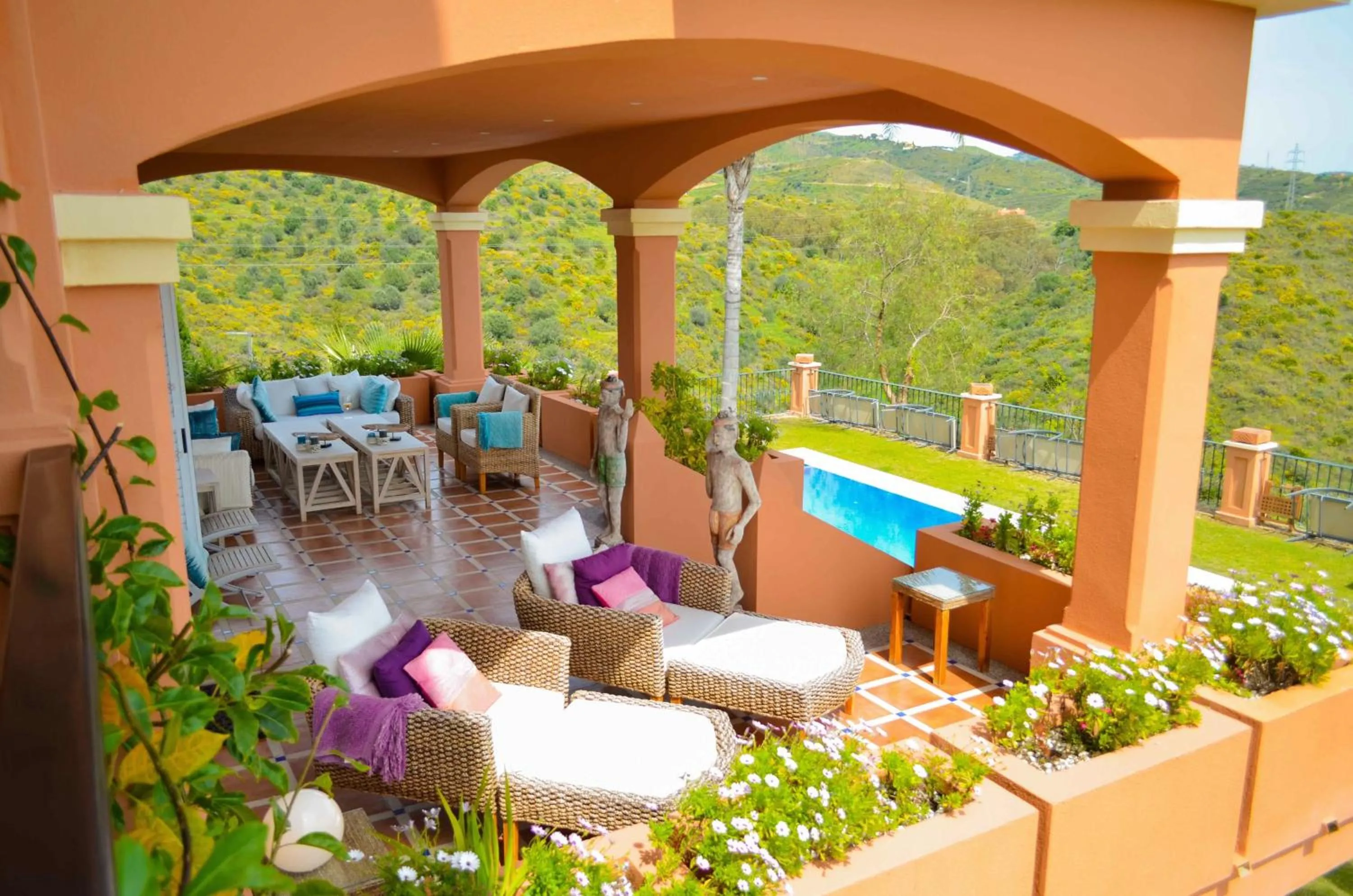 Balcony/Terrace in The Marbella Heights Boutique Hotel