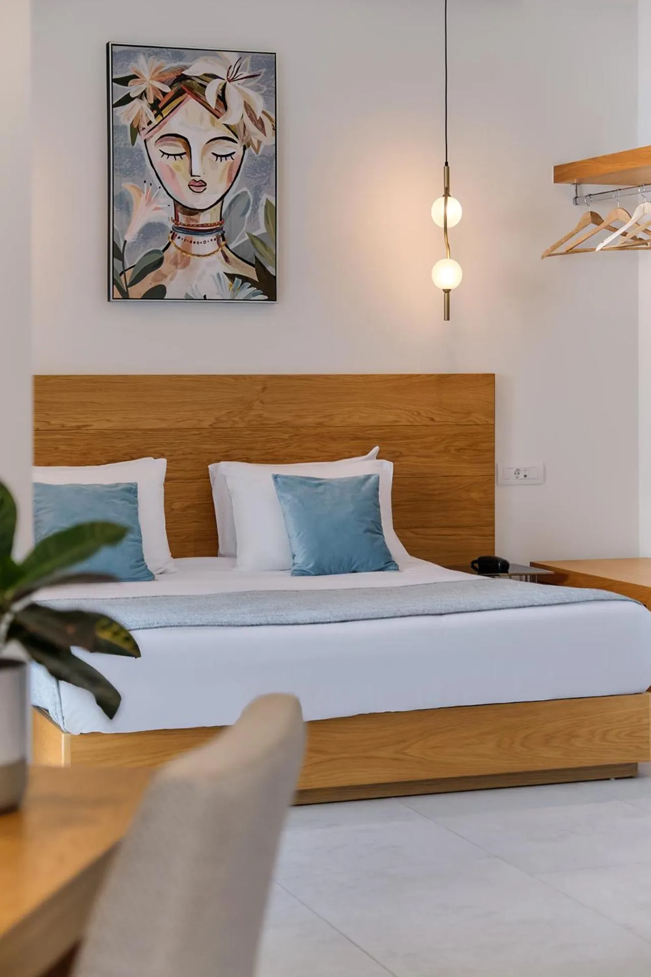 Bed in Mythical Coast Wellness Retreat