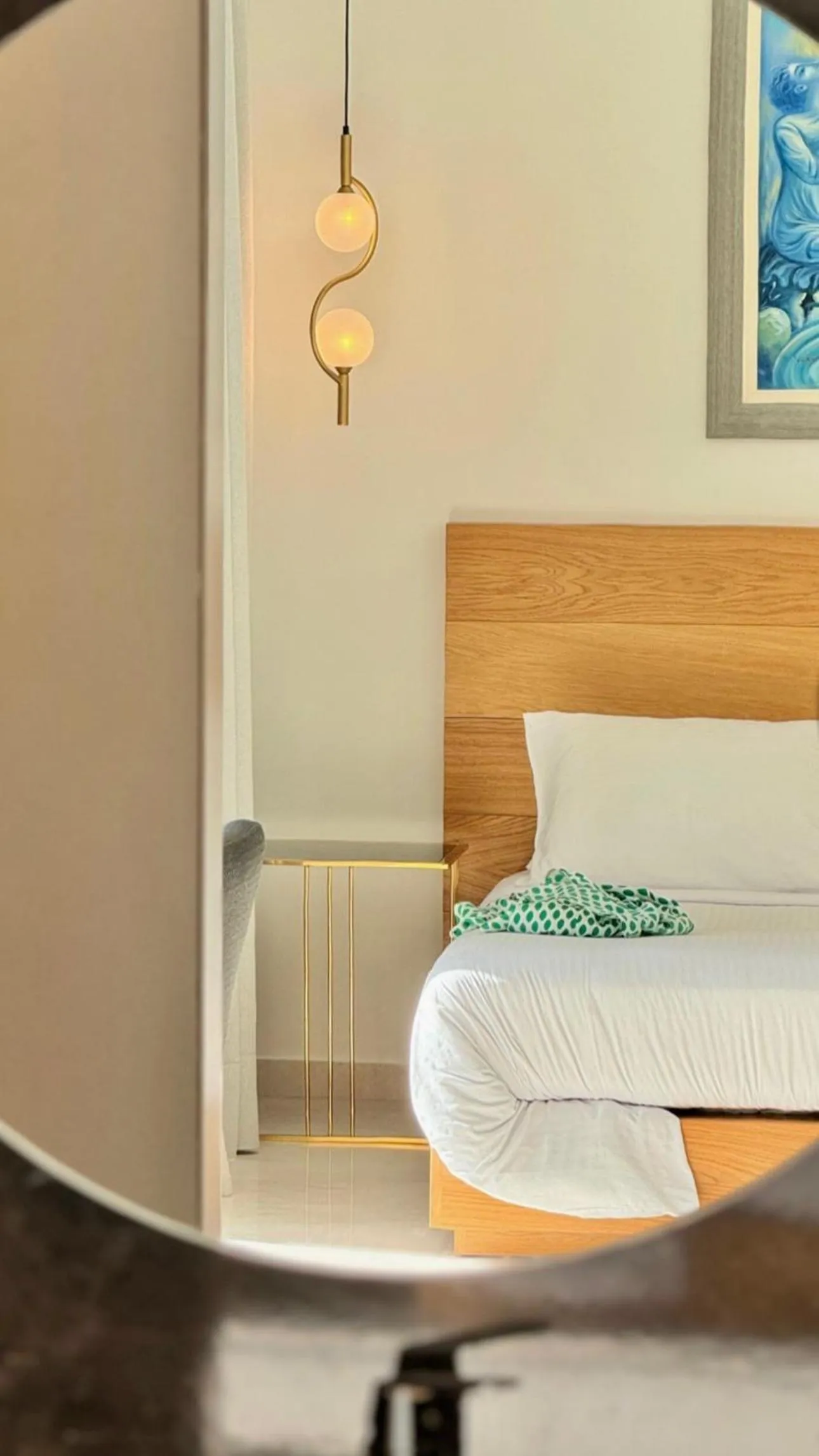 Bedroom, Bed in Mythical Coast Wellness Retreat