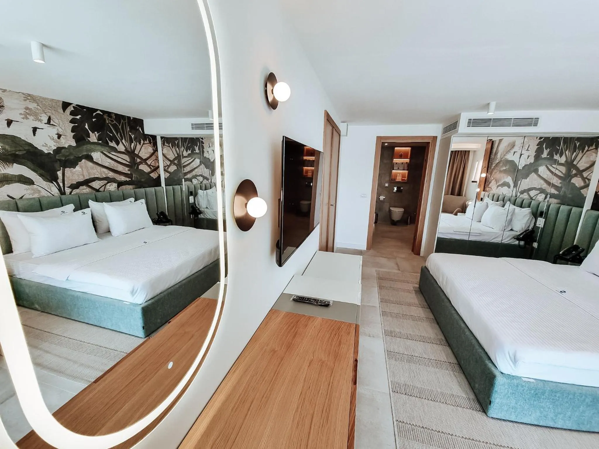 Bedroom, Bed in The New Hotel Mediteran - VILLA Edition