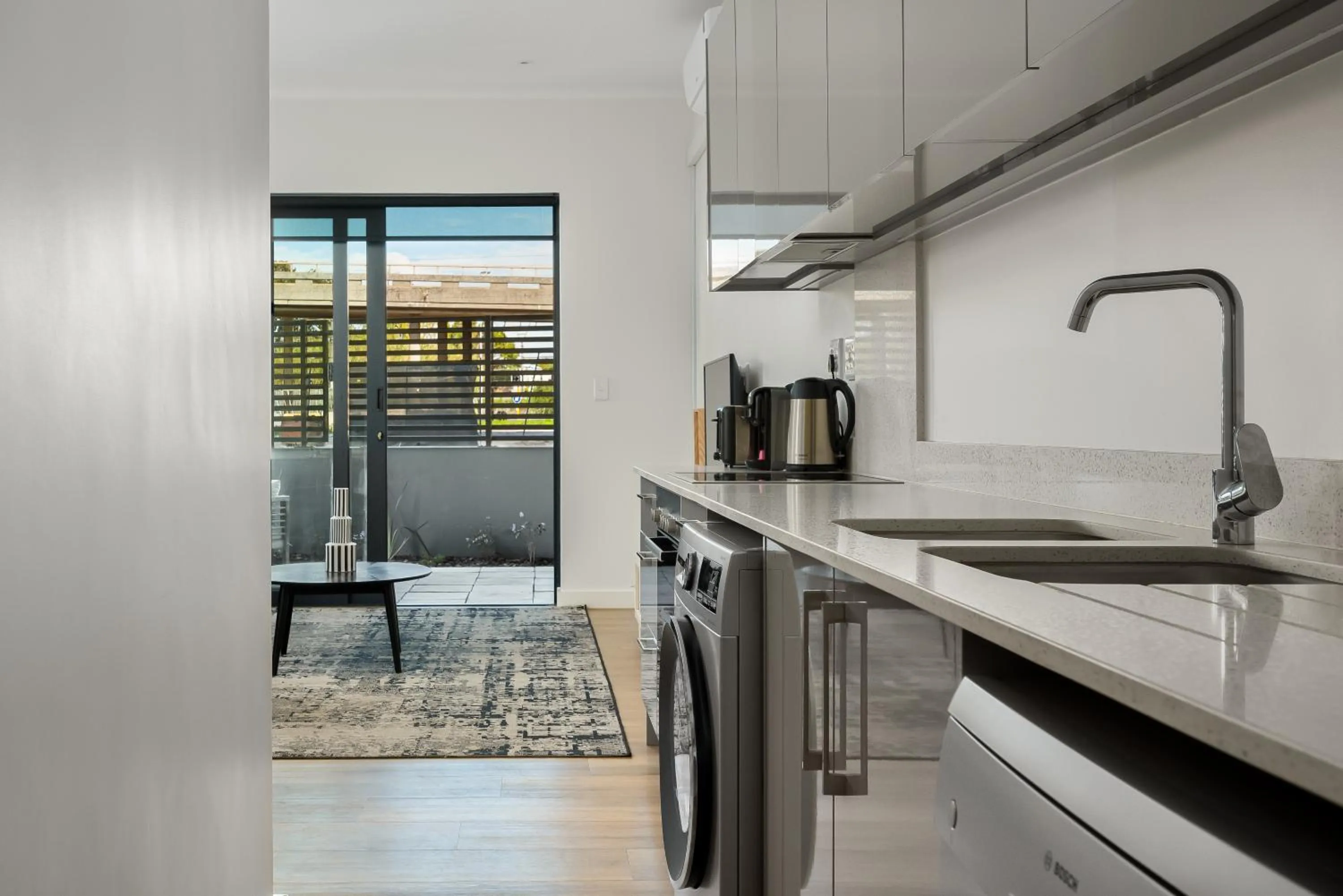 kitchen in Newlands Peak Aparthotel by Totalstay