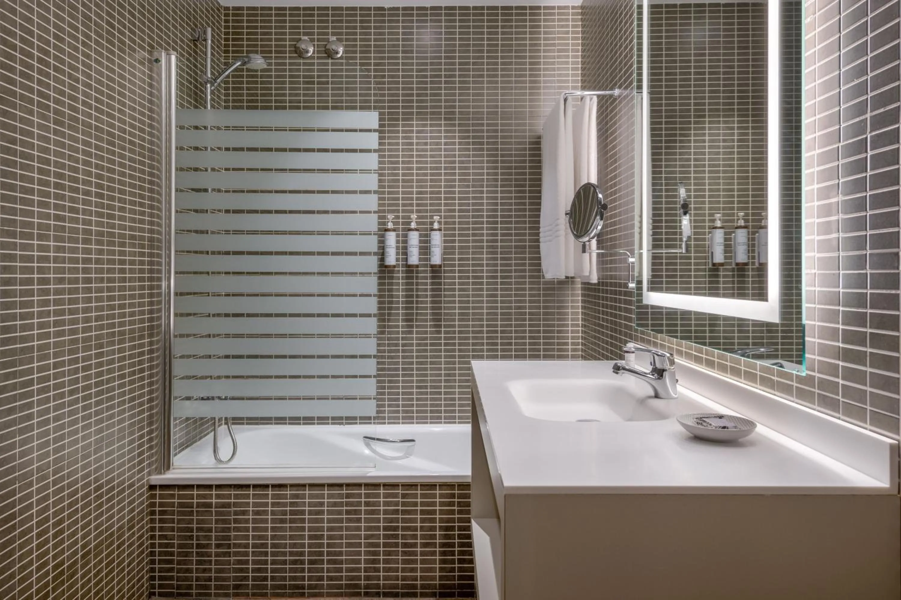 Bathroom in AC Hotel Recoletos by Marriott