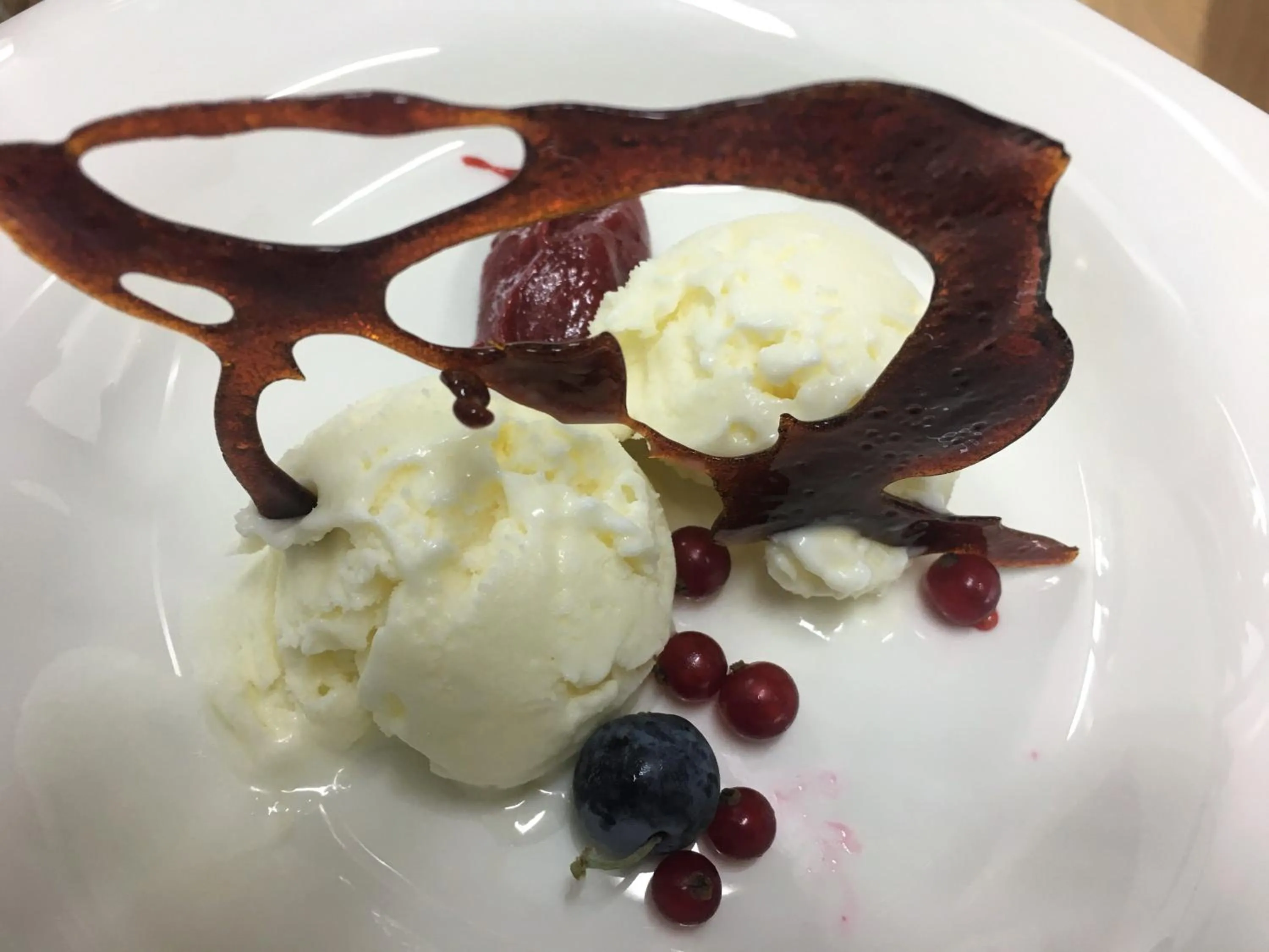 Food close-up in Hotel Comillas