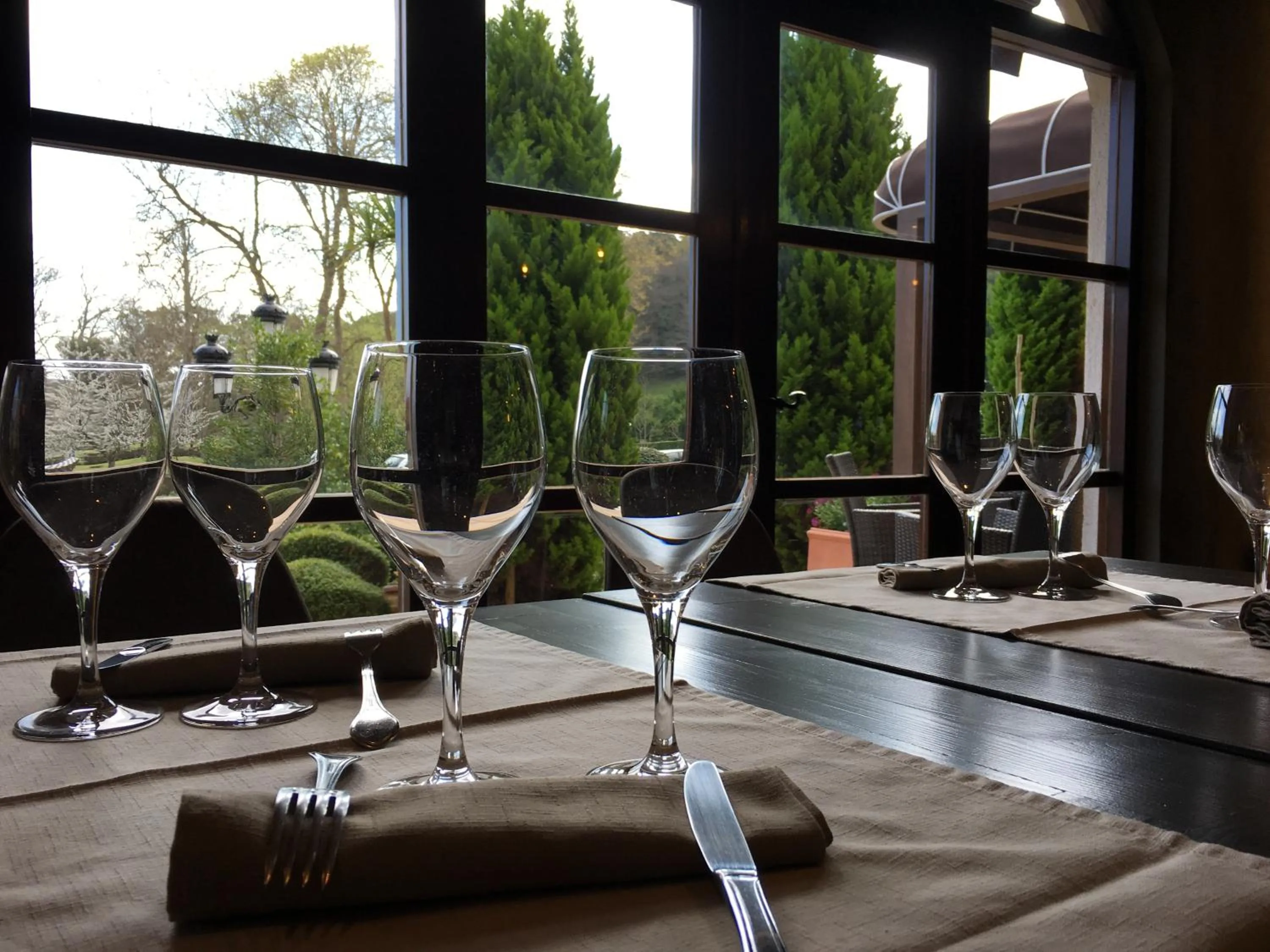 Dining area in Hotel Comillas