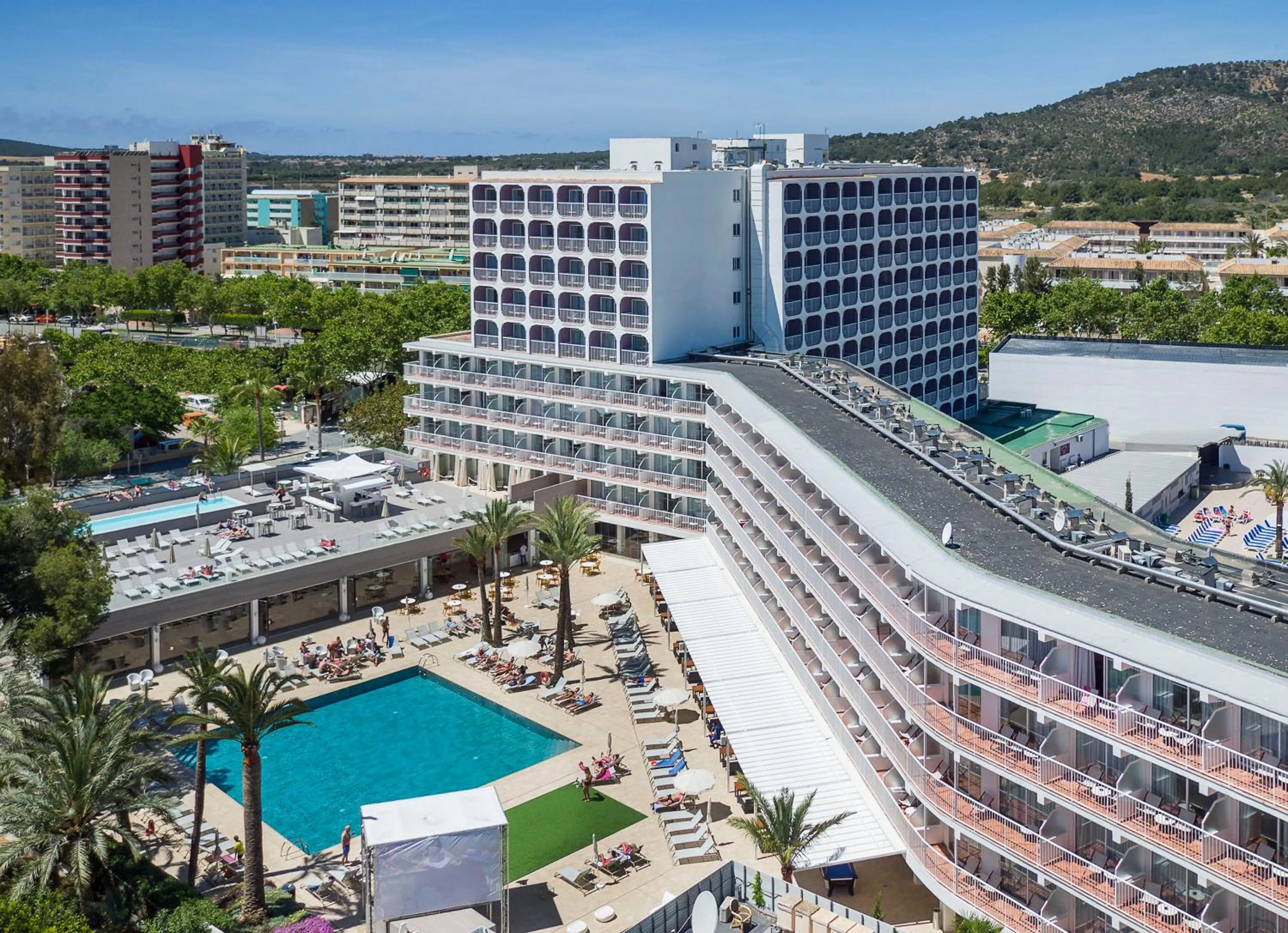 Bird's eye view in Sol House Mallorca