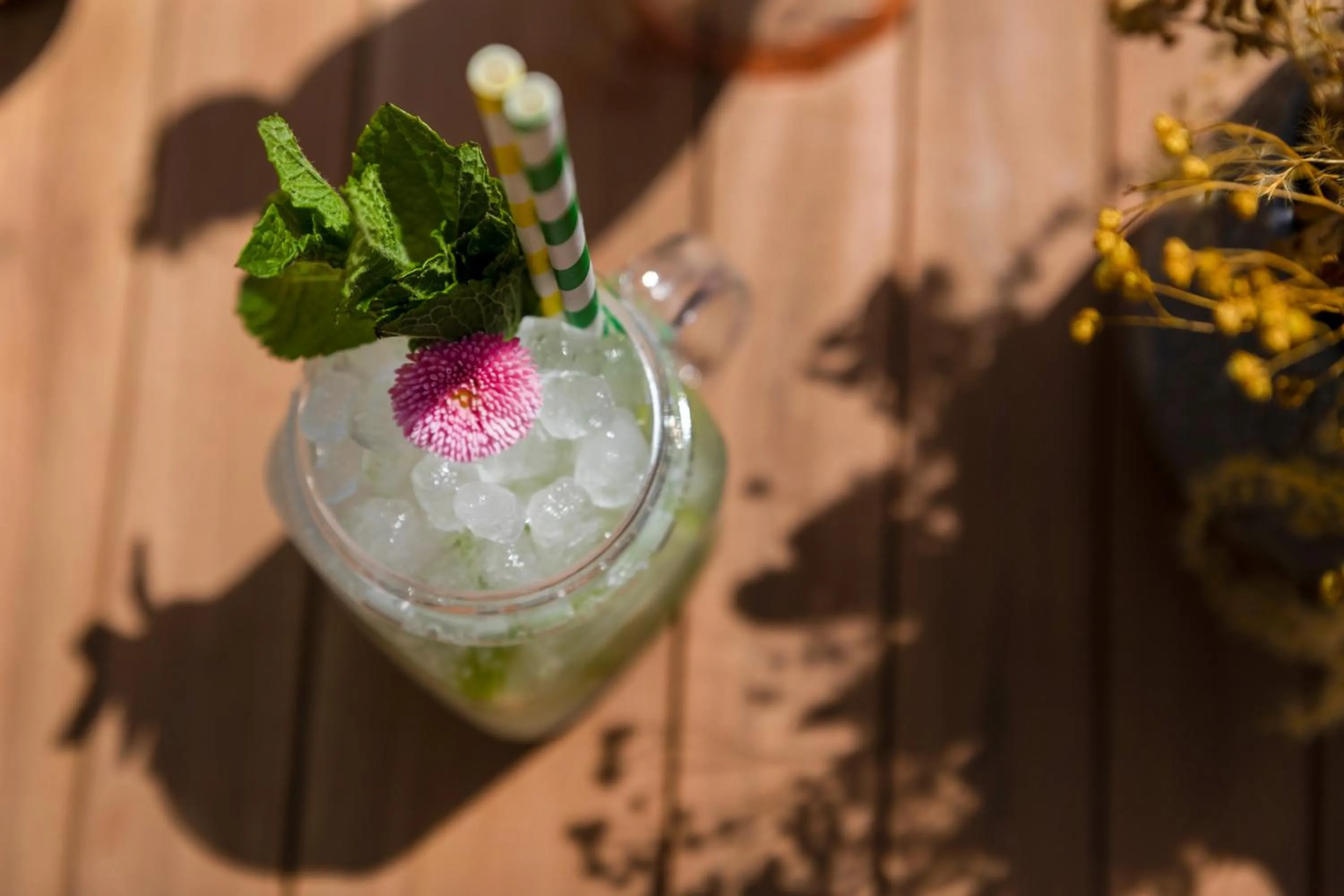 Food and drinks in Sol House Mallorca