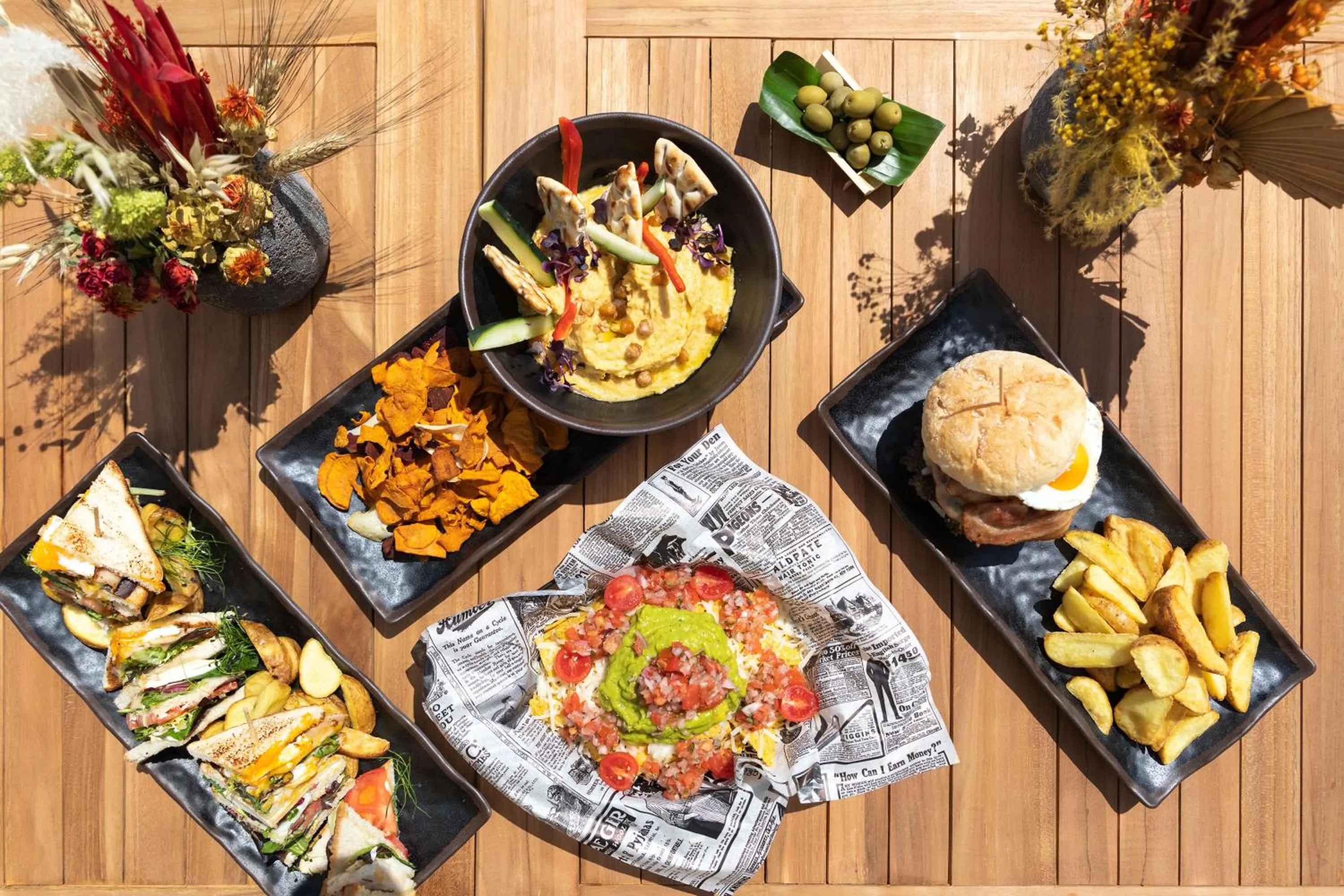 Food and drinks in Sol House Mallorca