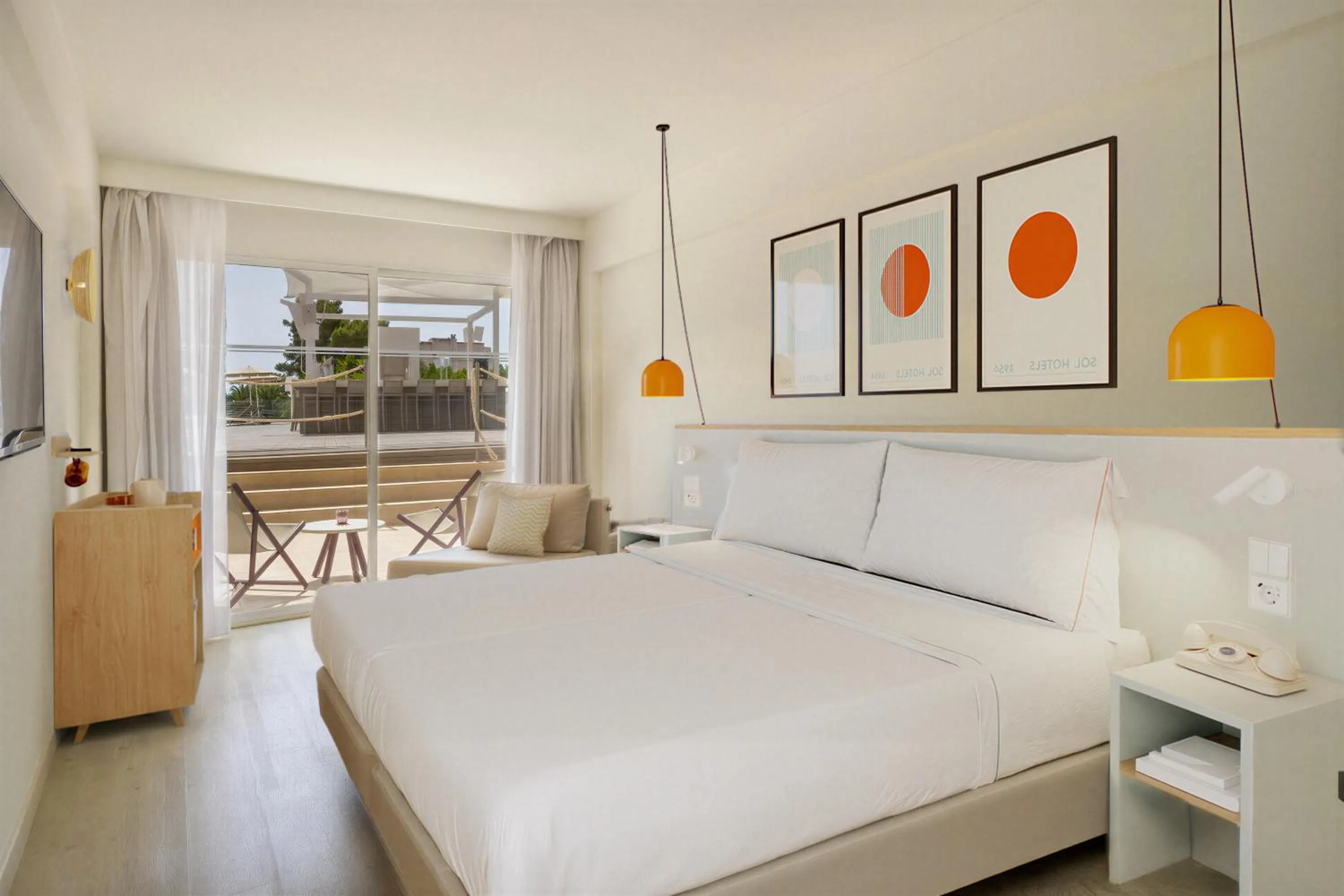 Bed in Sol House Mallorca