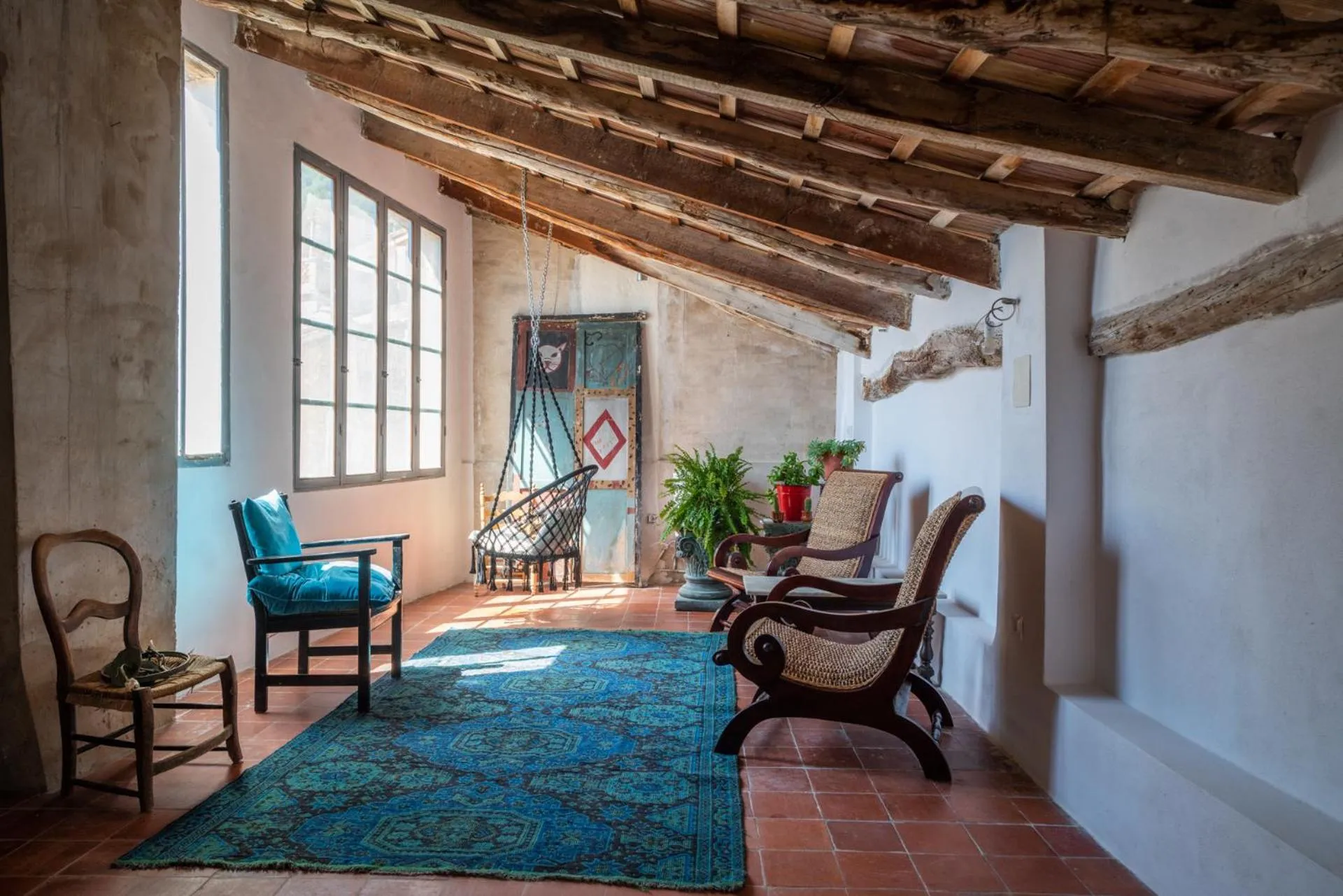 Seating area in 7 Pisos Casa Rural de Pueblo