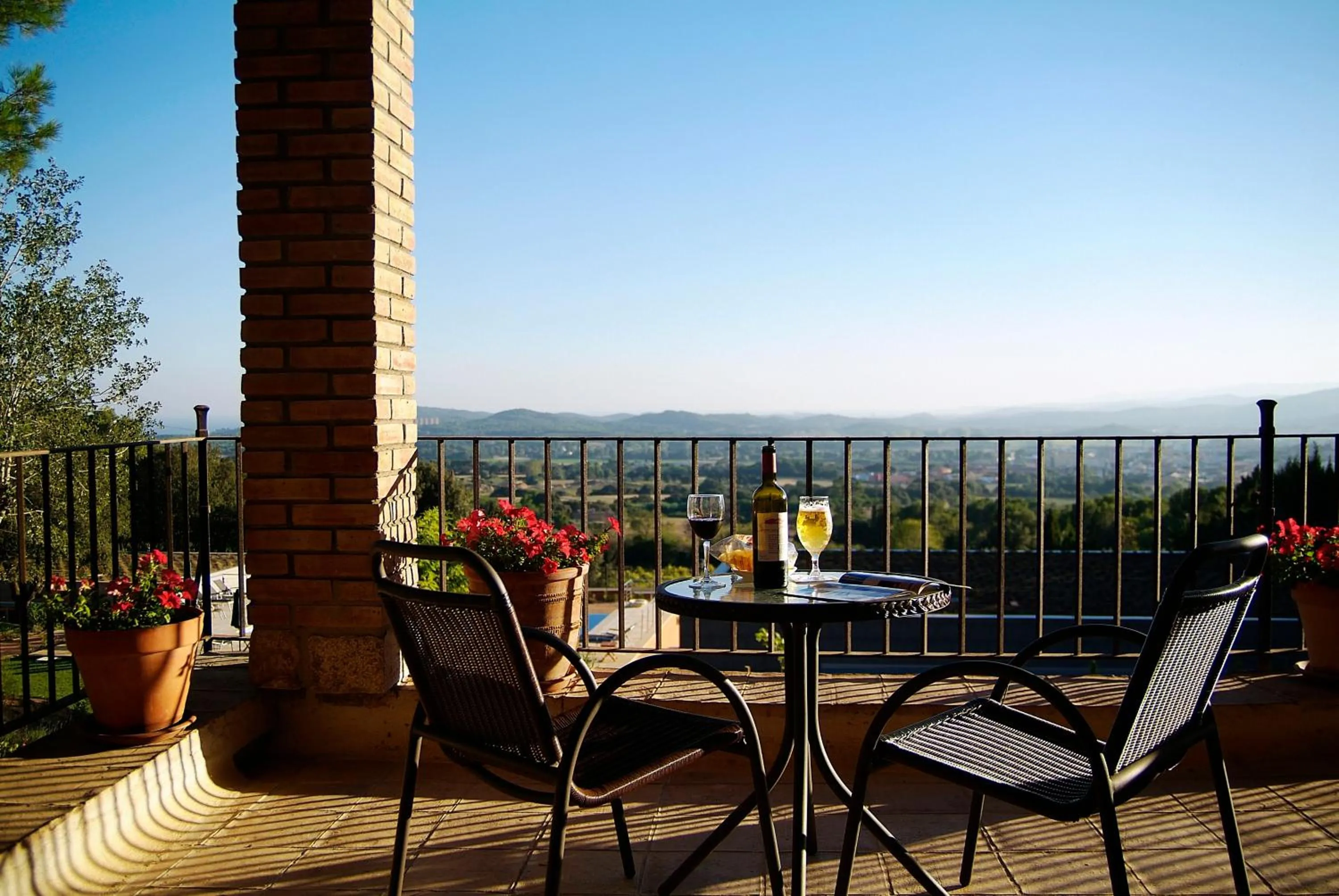 Balcony/Terrace in Mas Ses Vinyes - Adults Only