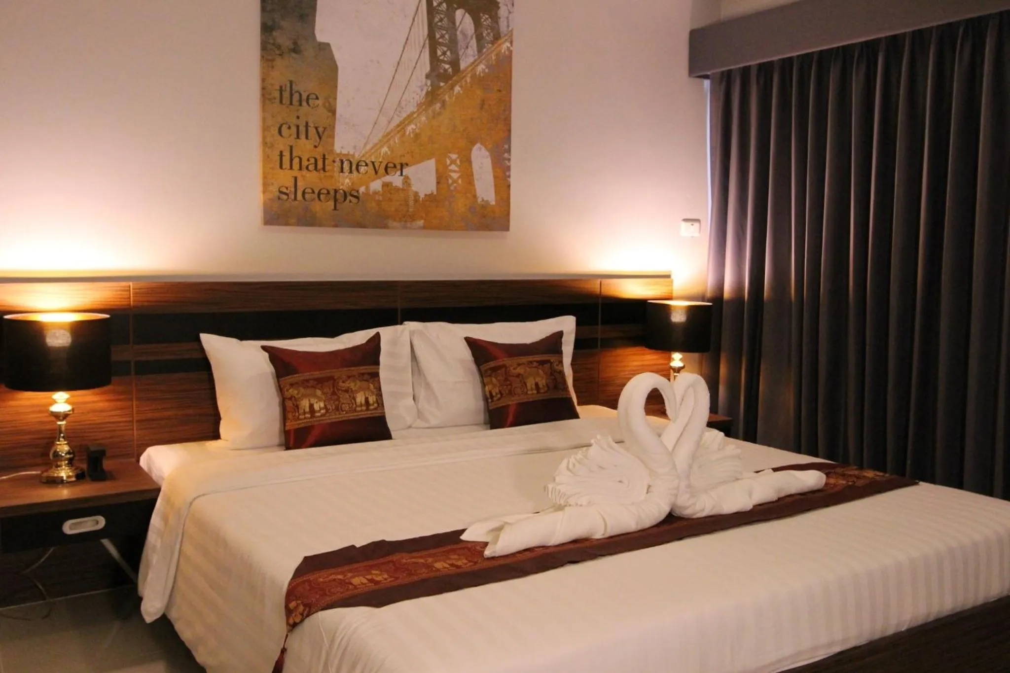 Bed in The Leisure Hotel