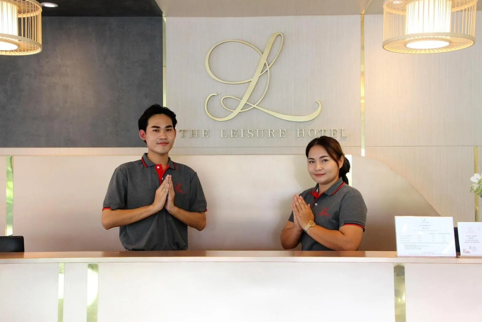 Lobby or reception in The Leisure Hotel