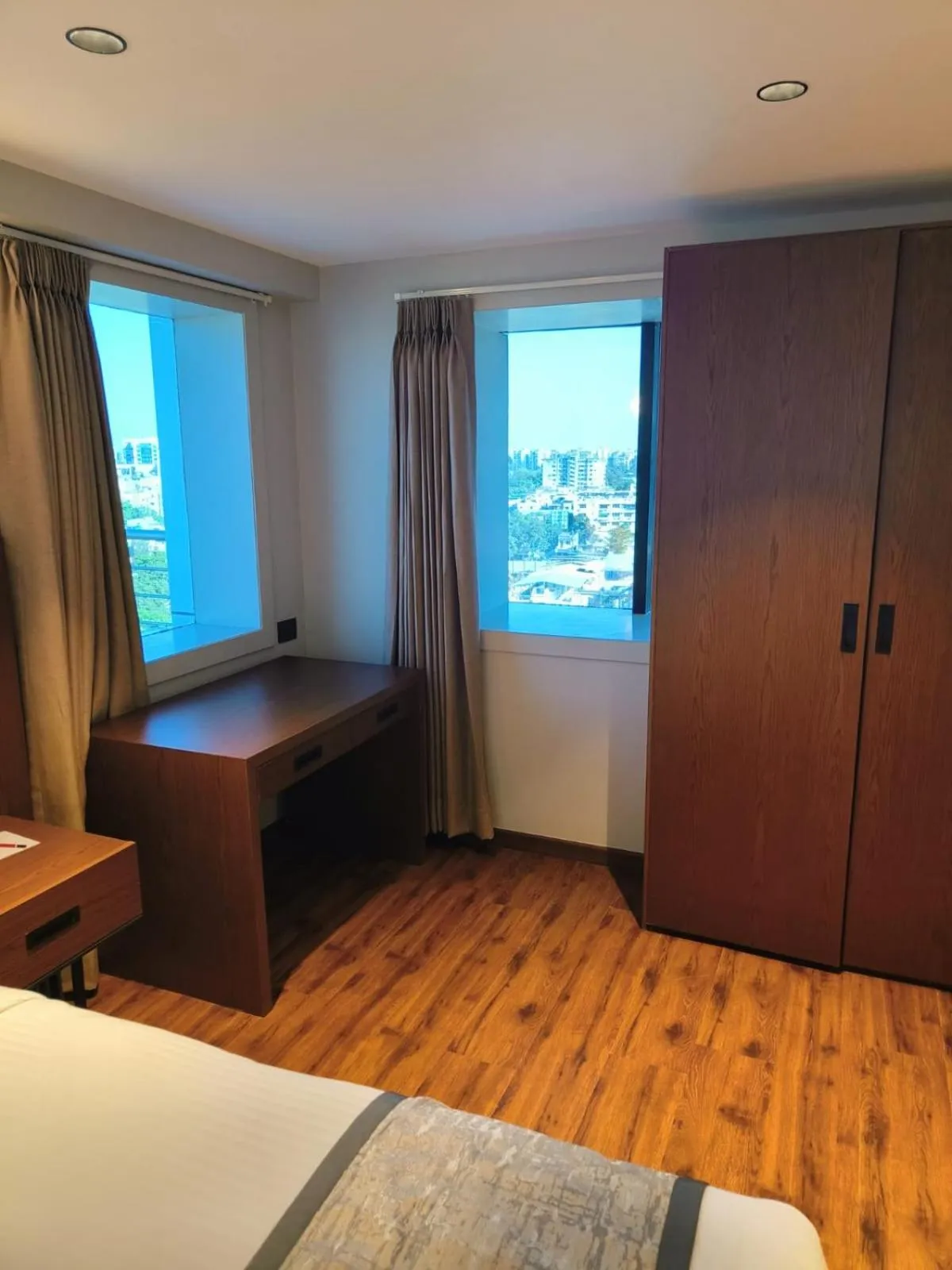 wardrobe, Bed in Ramee International Surat