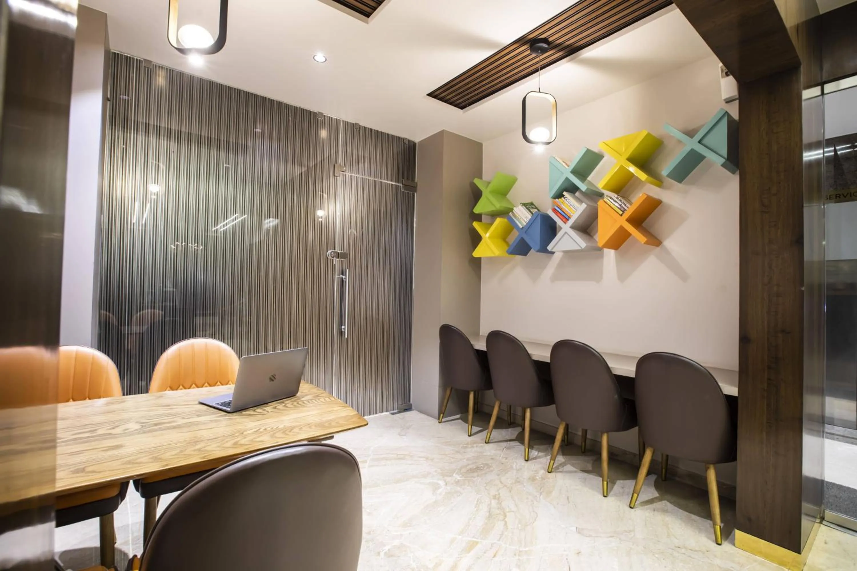 Seating area in Ramee International Surat