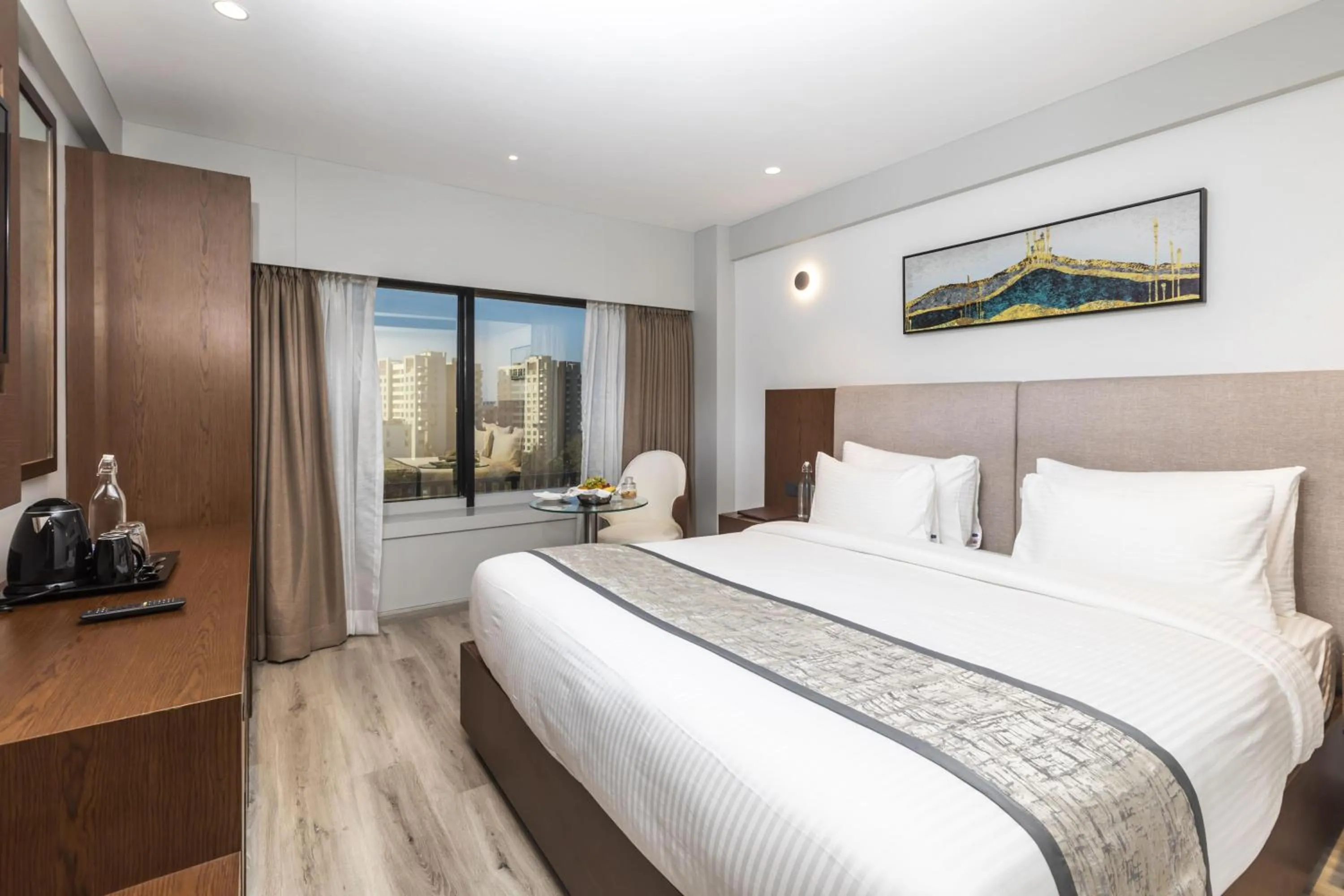 Bedroom, Bed in Ramee International Surat