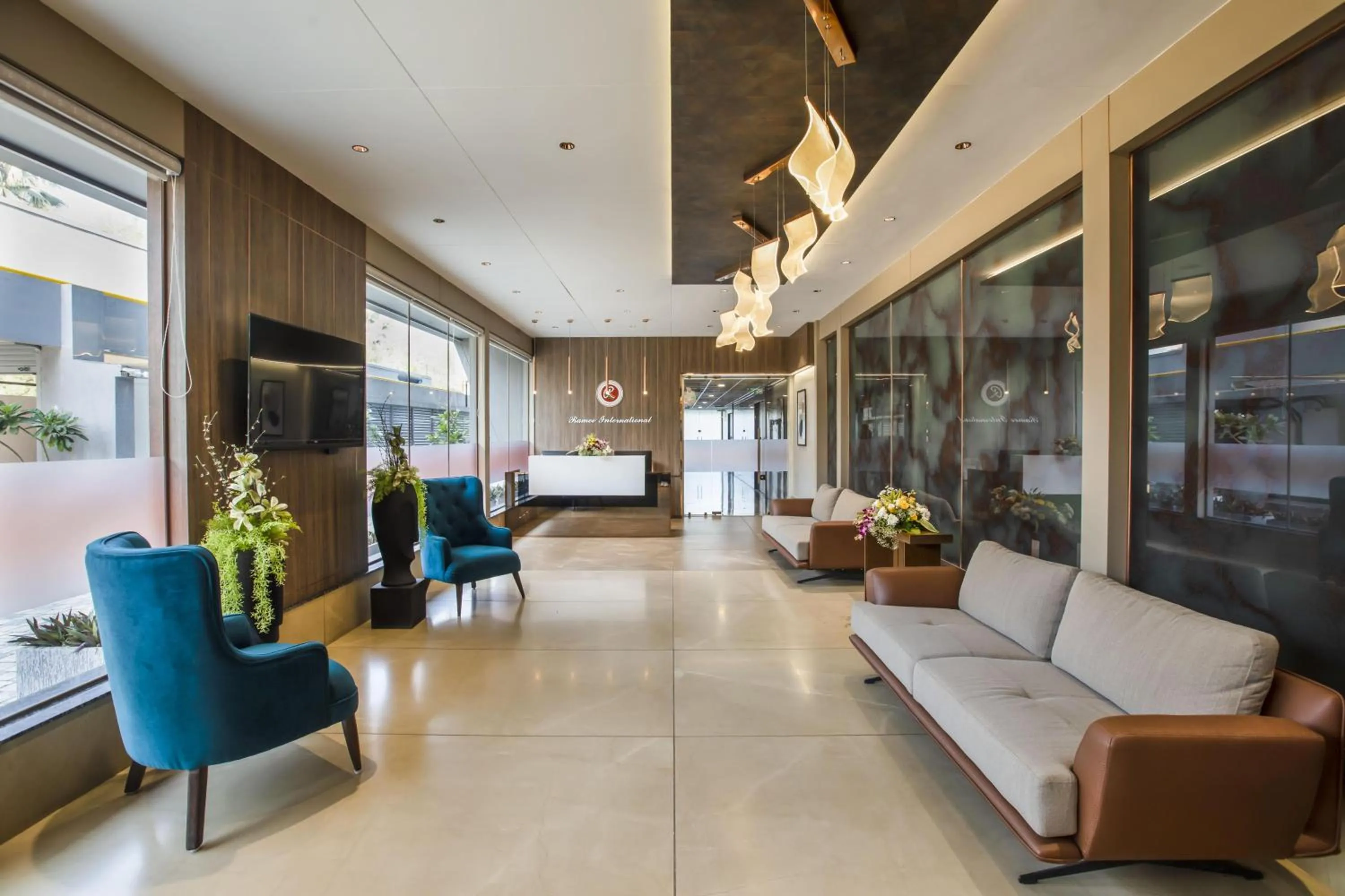 Lobby or reception in Ramee International Surat