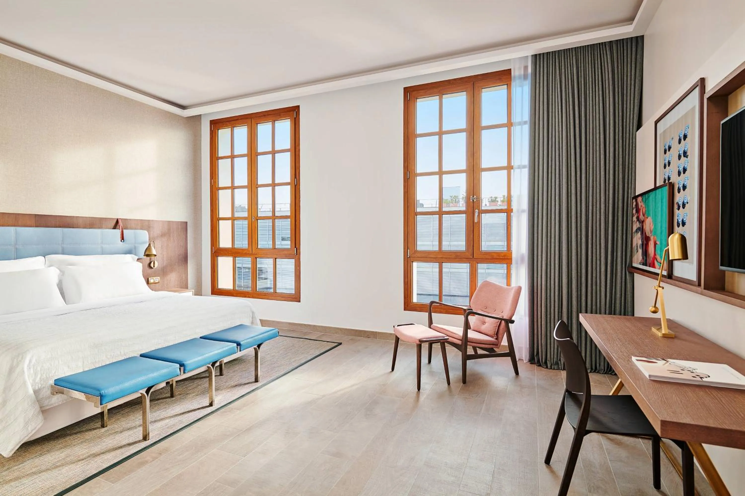 Photo of the whole room, Bed in Le Meridien Ra Beach Hotel and Spa