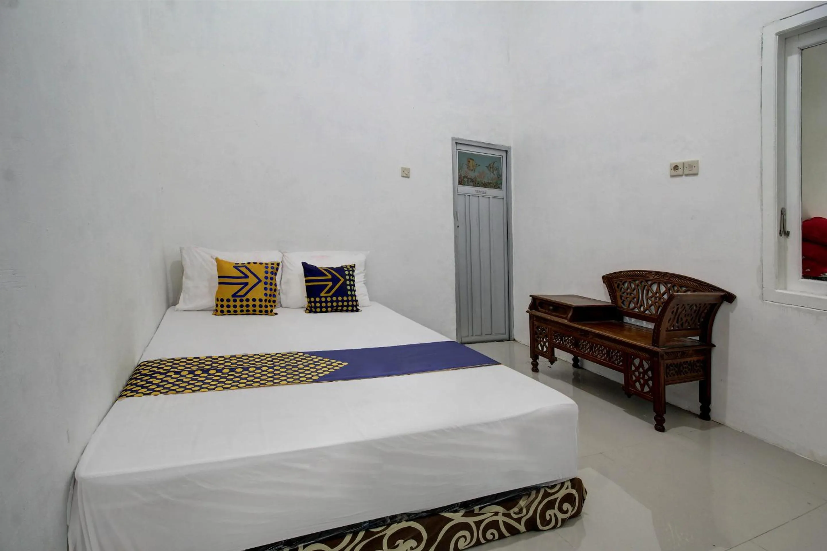 Bedroom, Bed in Hotel O Alif House Syariah 2