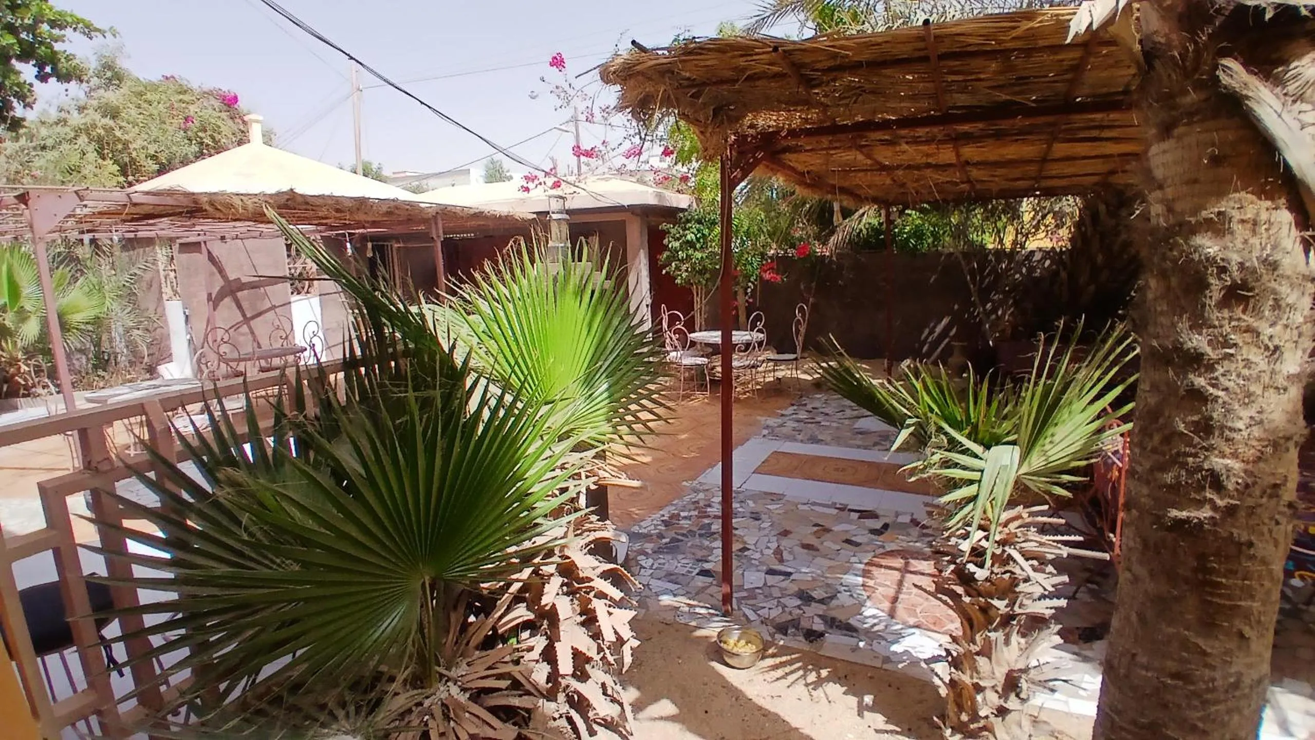 Garden in Auberge Triskell