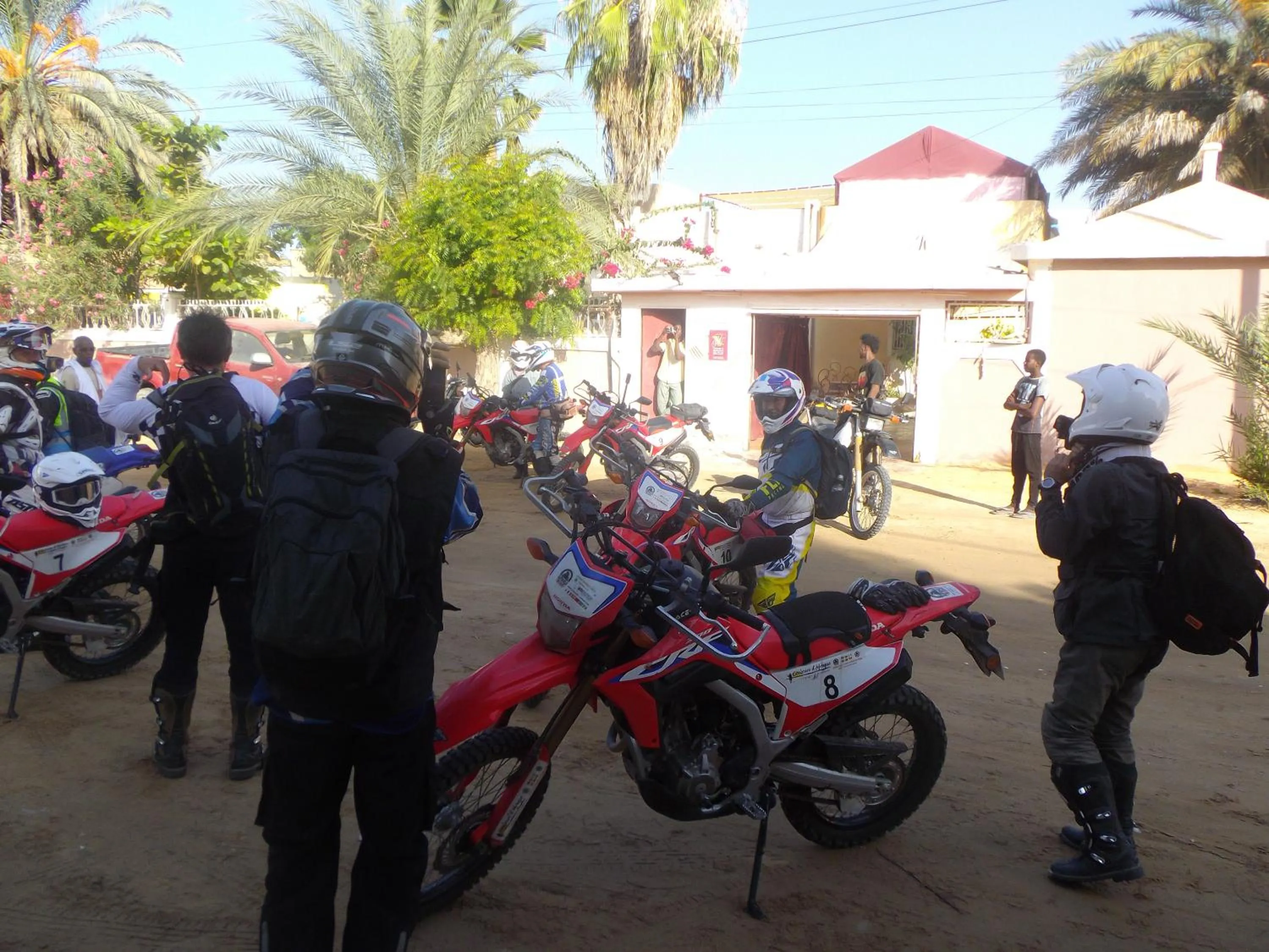 group of guests in Auberge Triskell