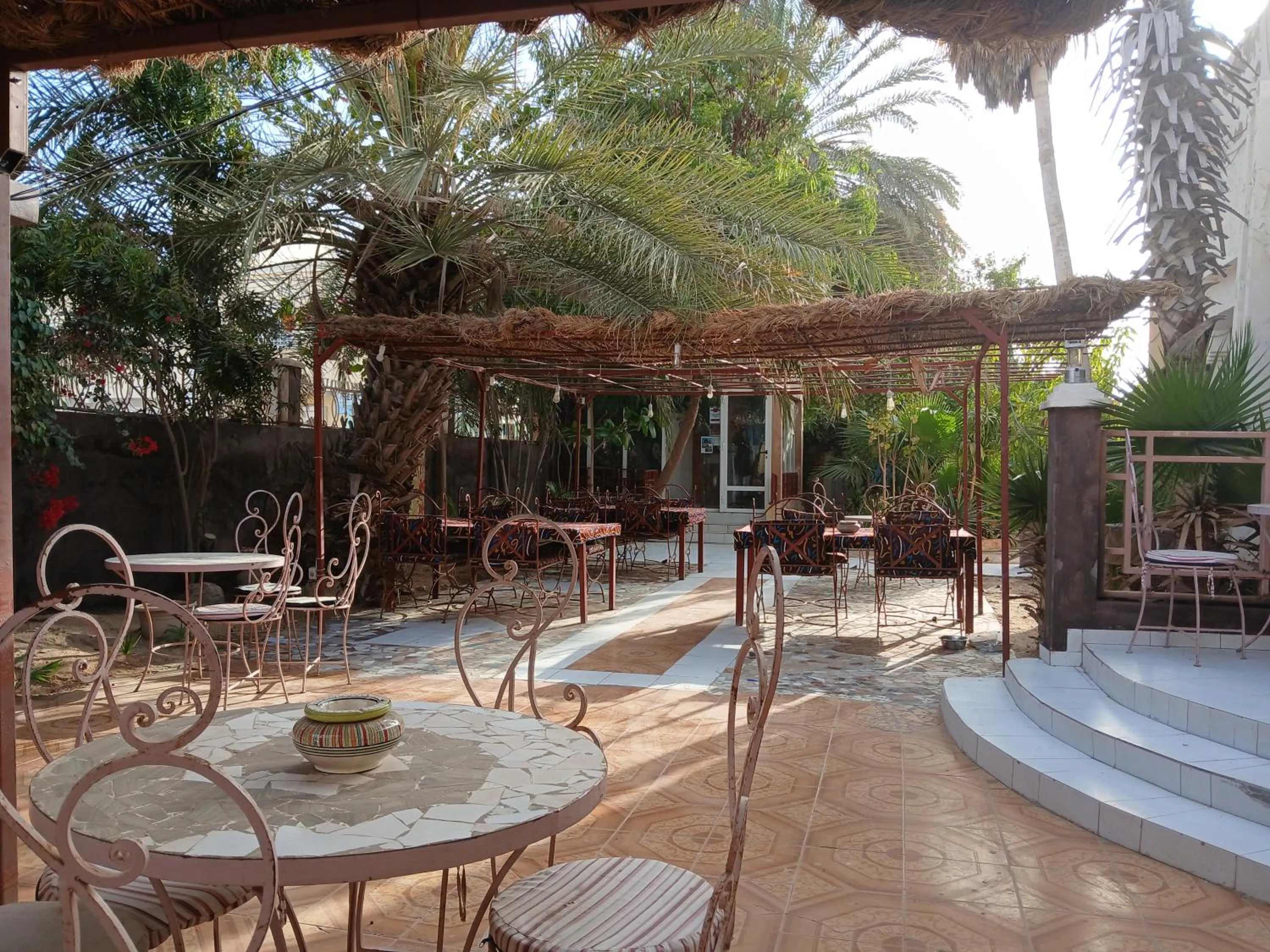 Patio in Auberge Triskell