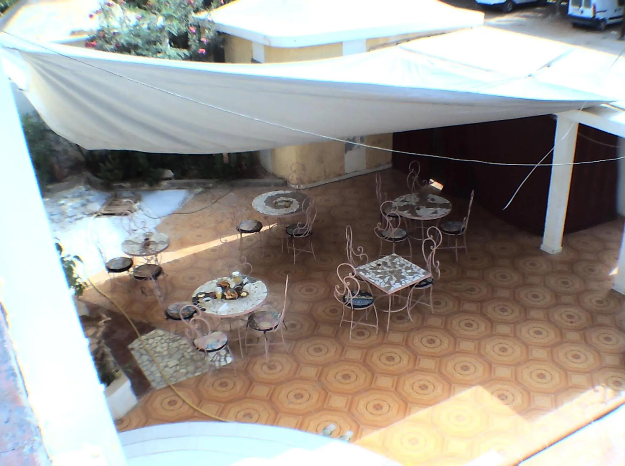 Patio in Auberge Triskell