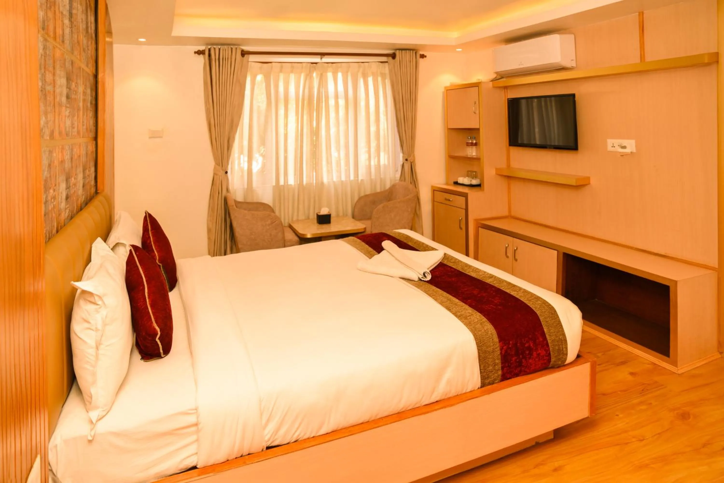 Bed in Hotel Elegant Kathmandu Inn