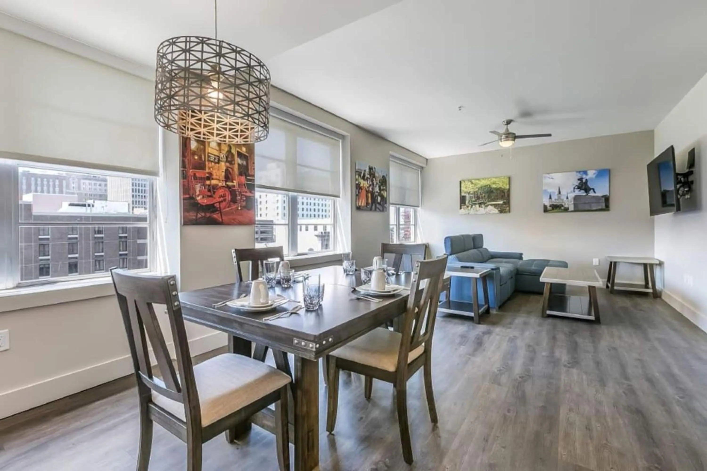 TV and multimedia in Stylish Condo with Game Room in New Orleans