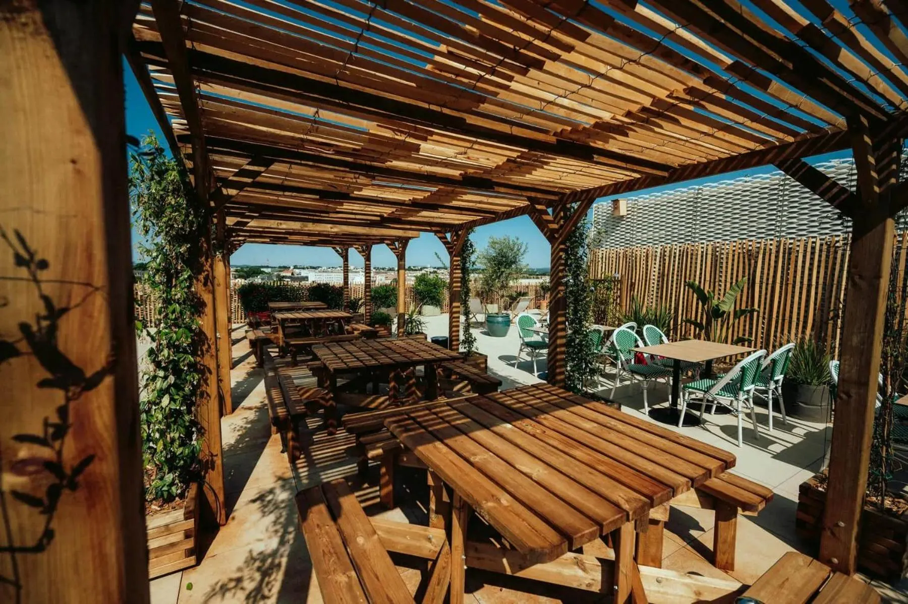 Patio in JOST Hotel Montpellier Centre St Roch