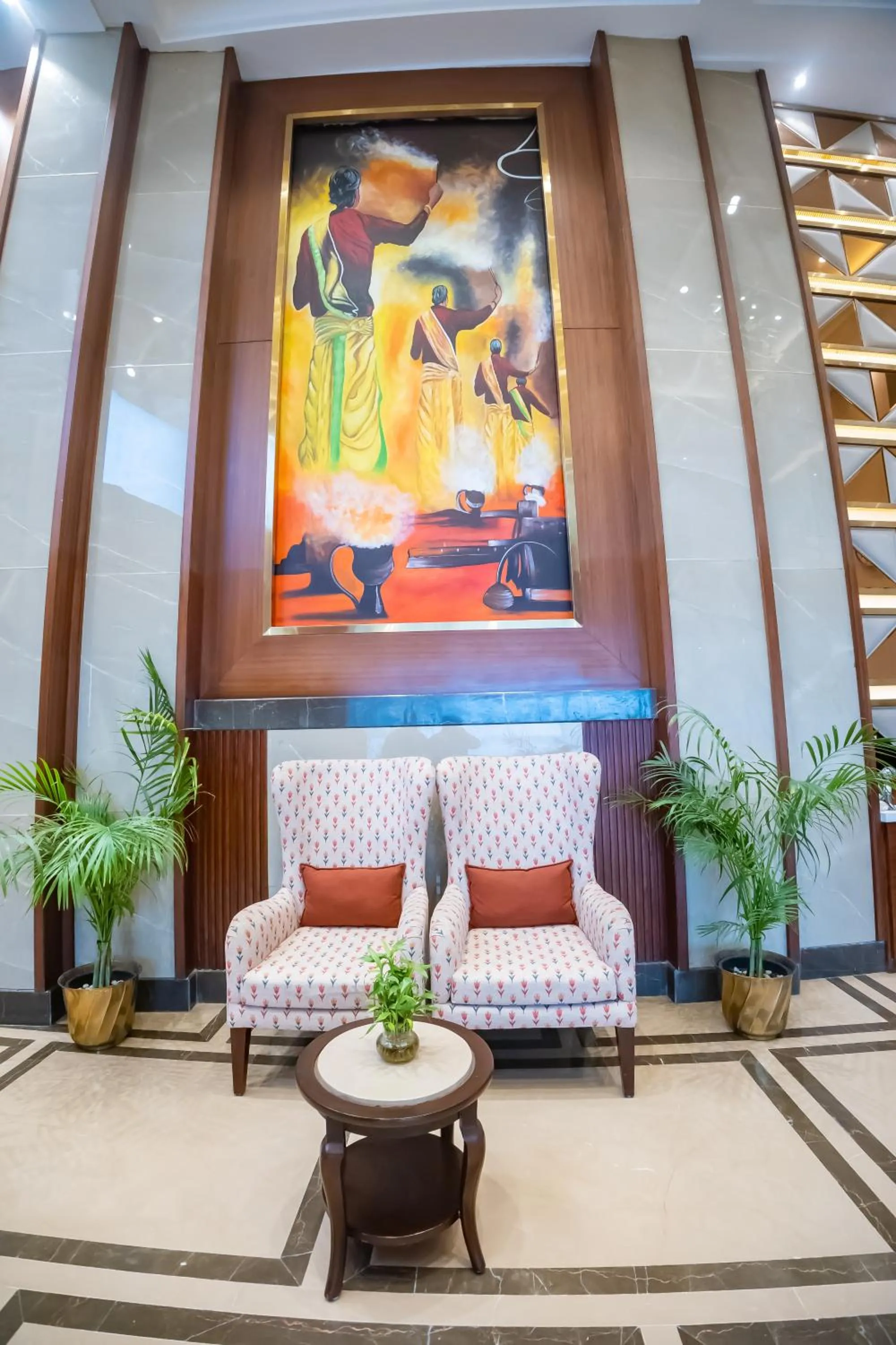 Lobby or reception in Arcadia Hotel