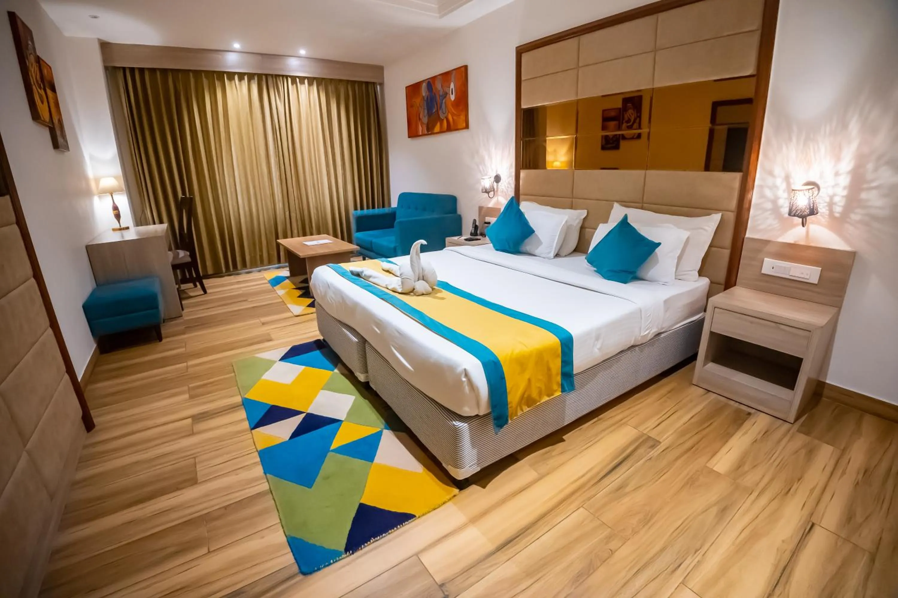 Photo of the whole room, Bed in Arcadia Hotel