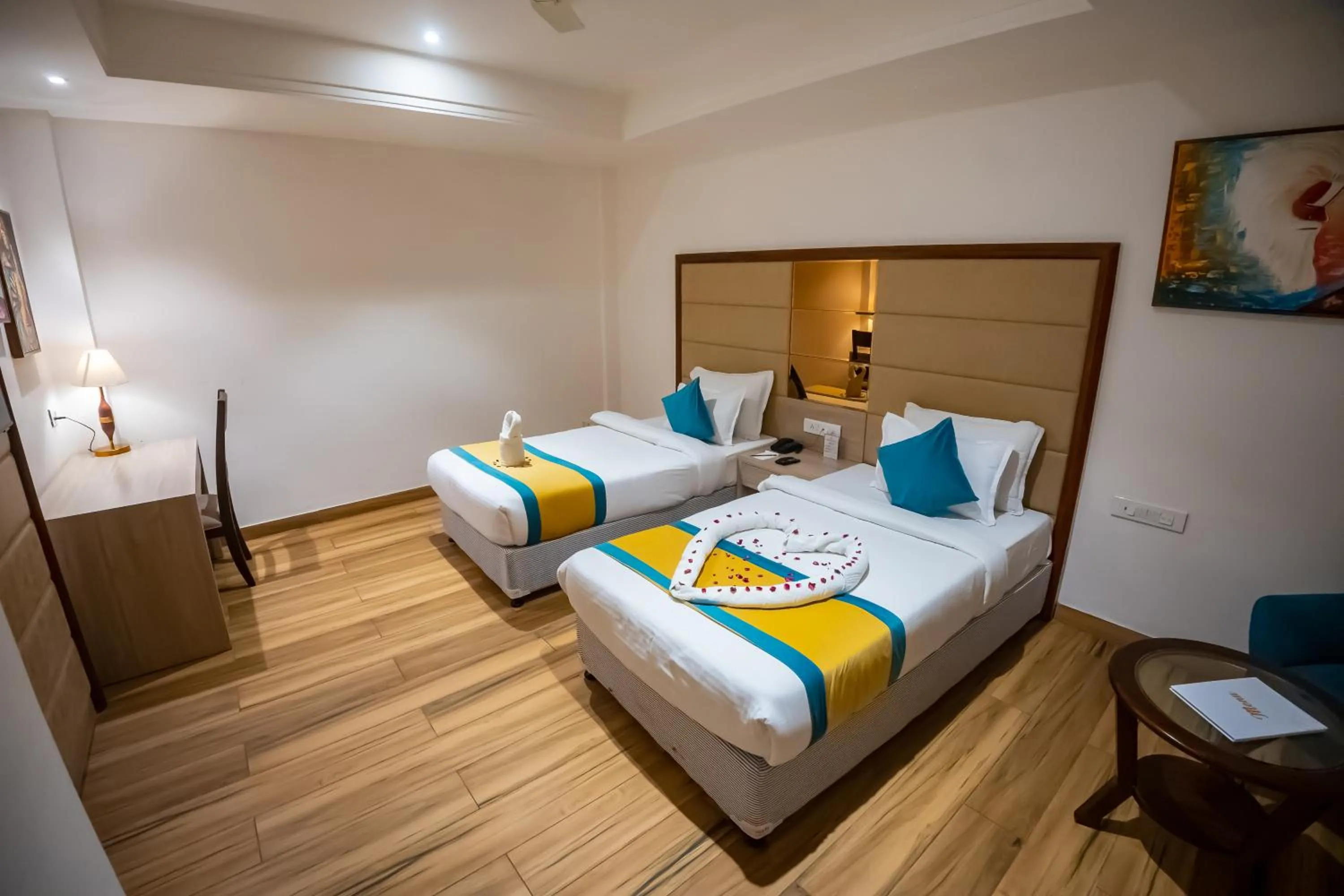 Photo of the whole room, Bed in Arcadia Hotel